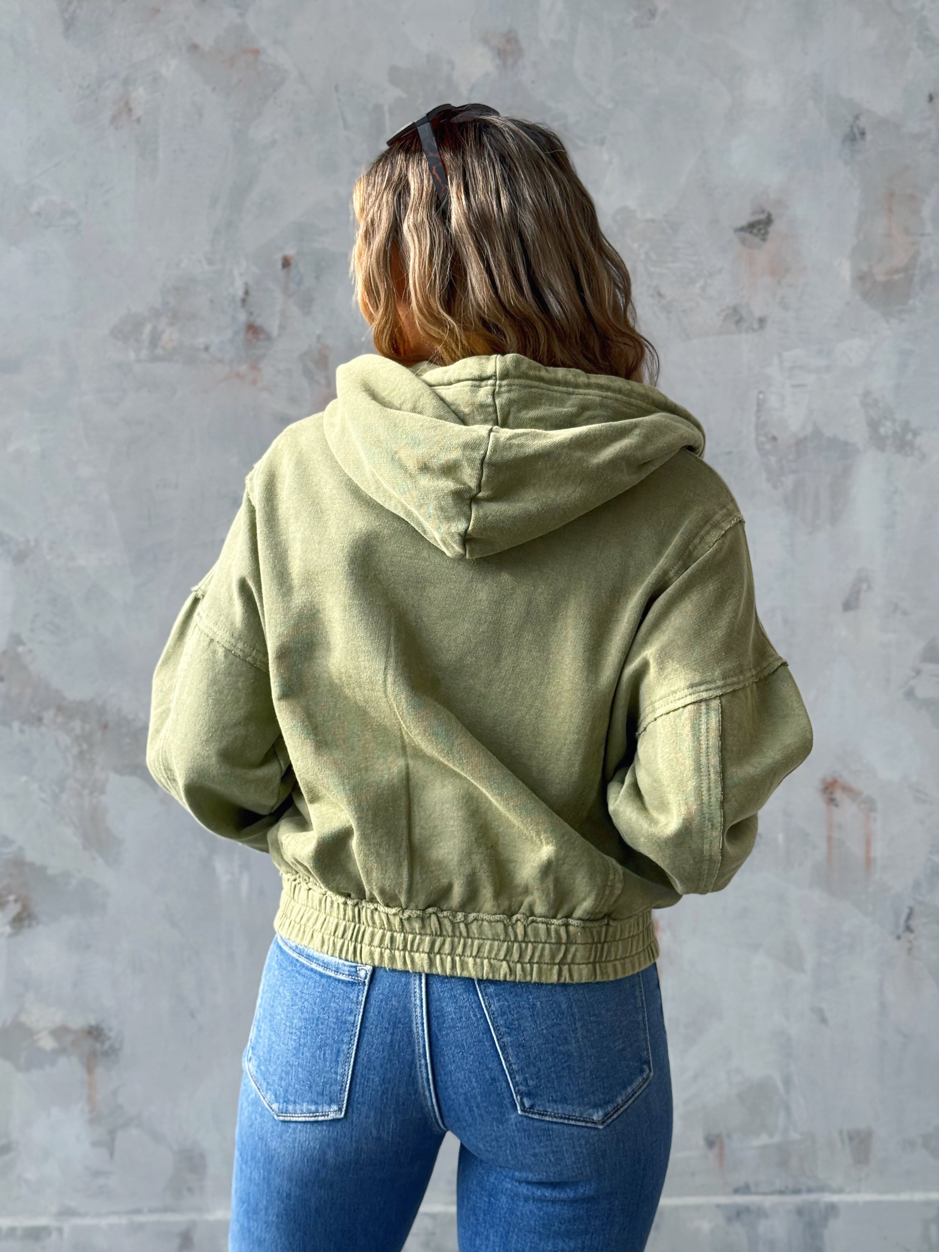 [TRIBAL] Redwood Zip Up Hoodie - RAINFOREST - willows clothing SWEATSHIRT