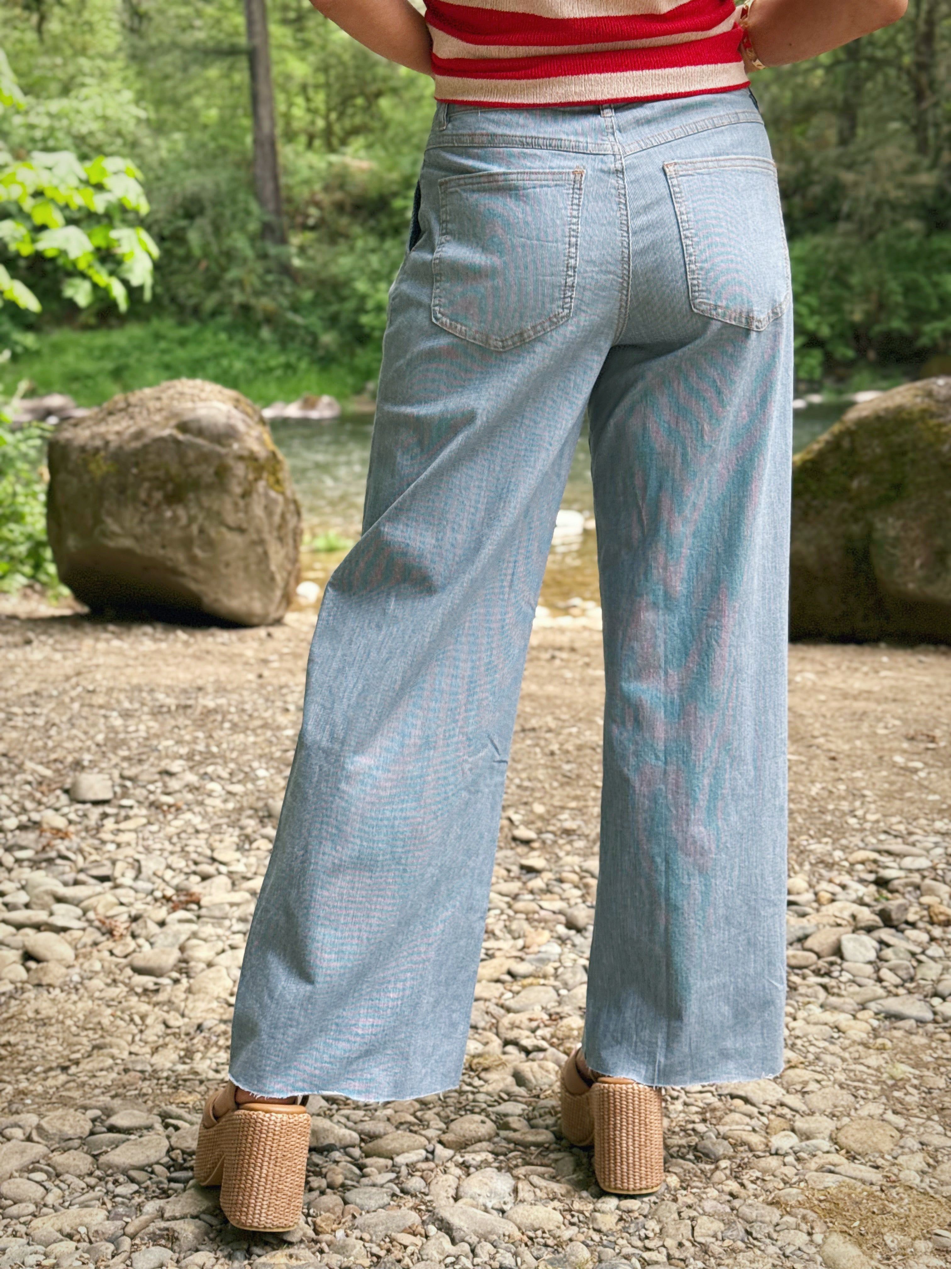 [TRIBAL] Rhodes Trouser - BAJA BLUE - willows clothing TROUSERS