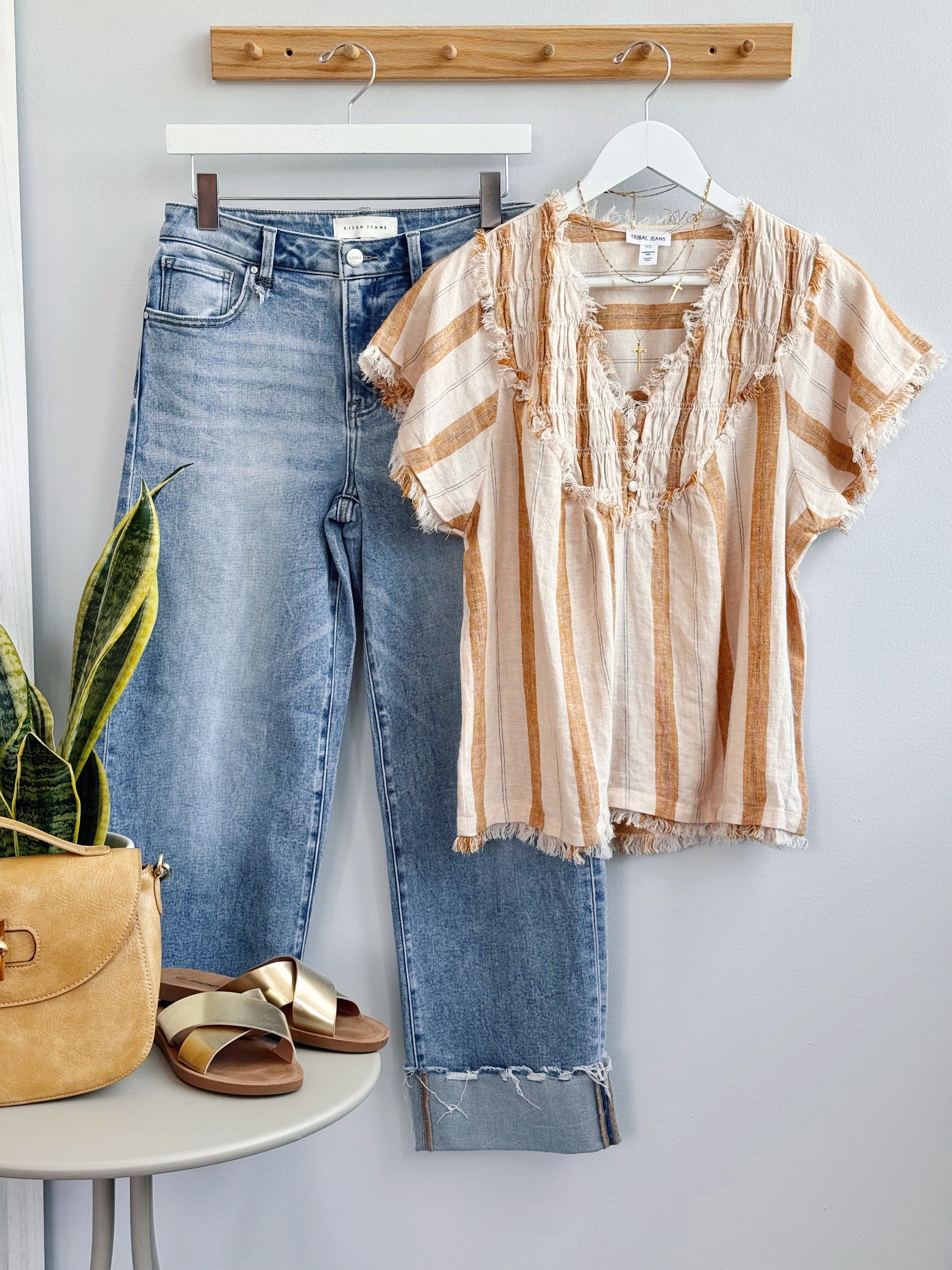 [TRIBAL] Rosario Blouse - SAHARABEIGE - willows clothing BLOUSE