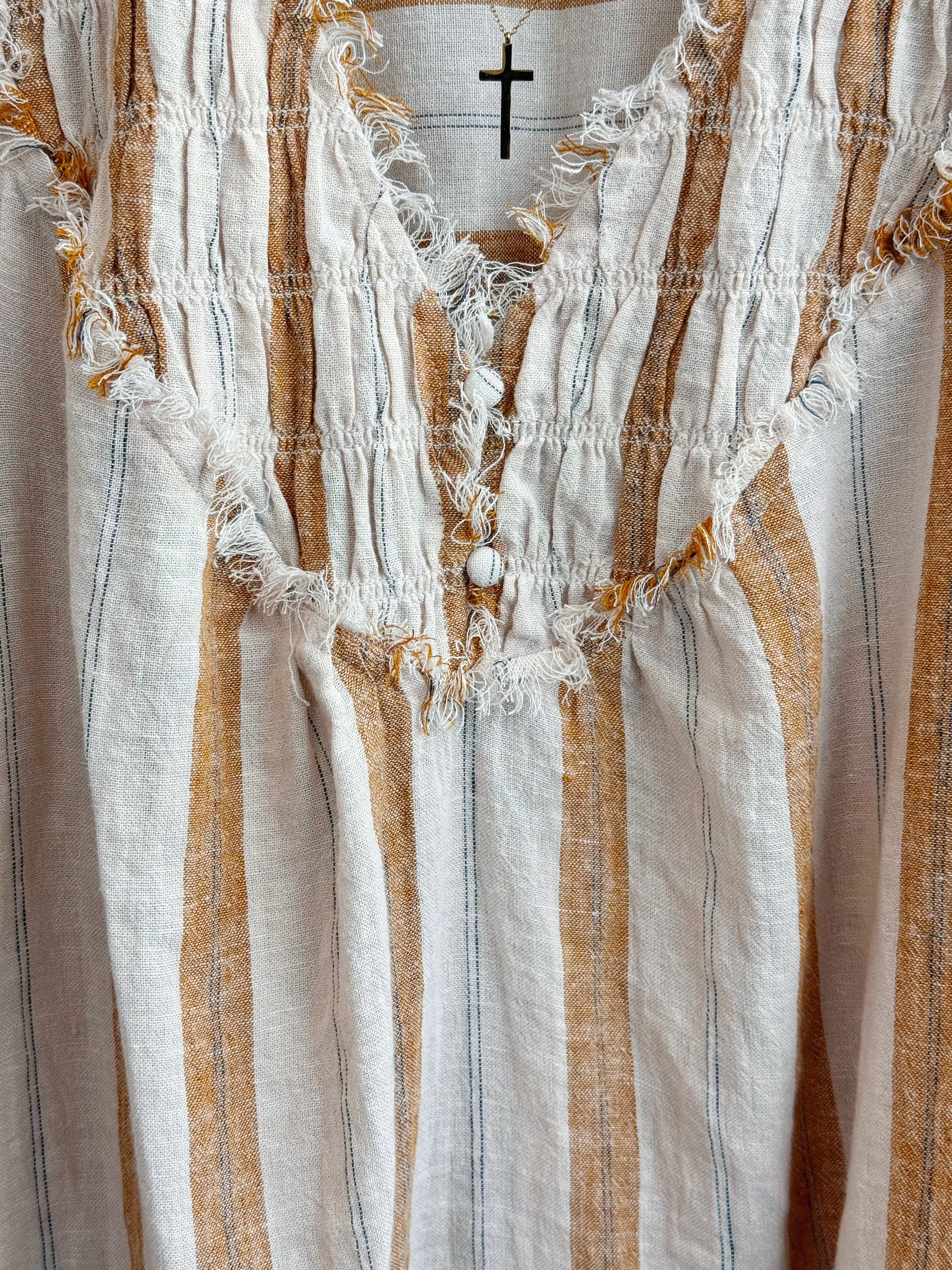 [TRIBAL] Rosario Blouse - SAHARABEIGE - willows clothing BLOUSE