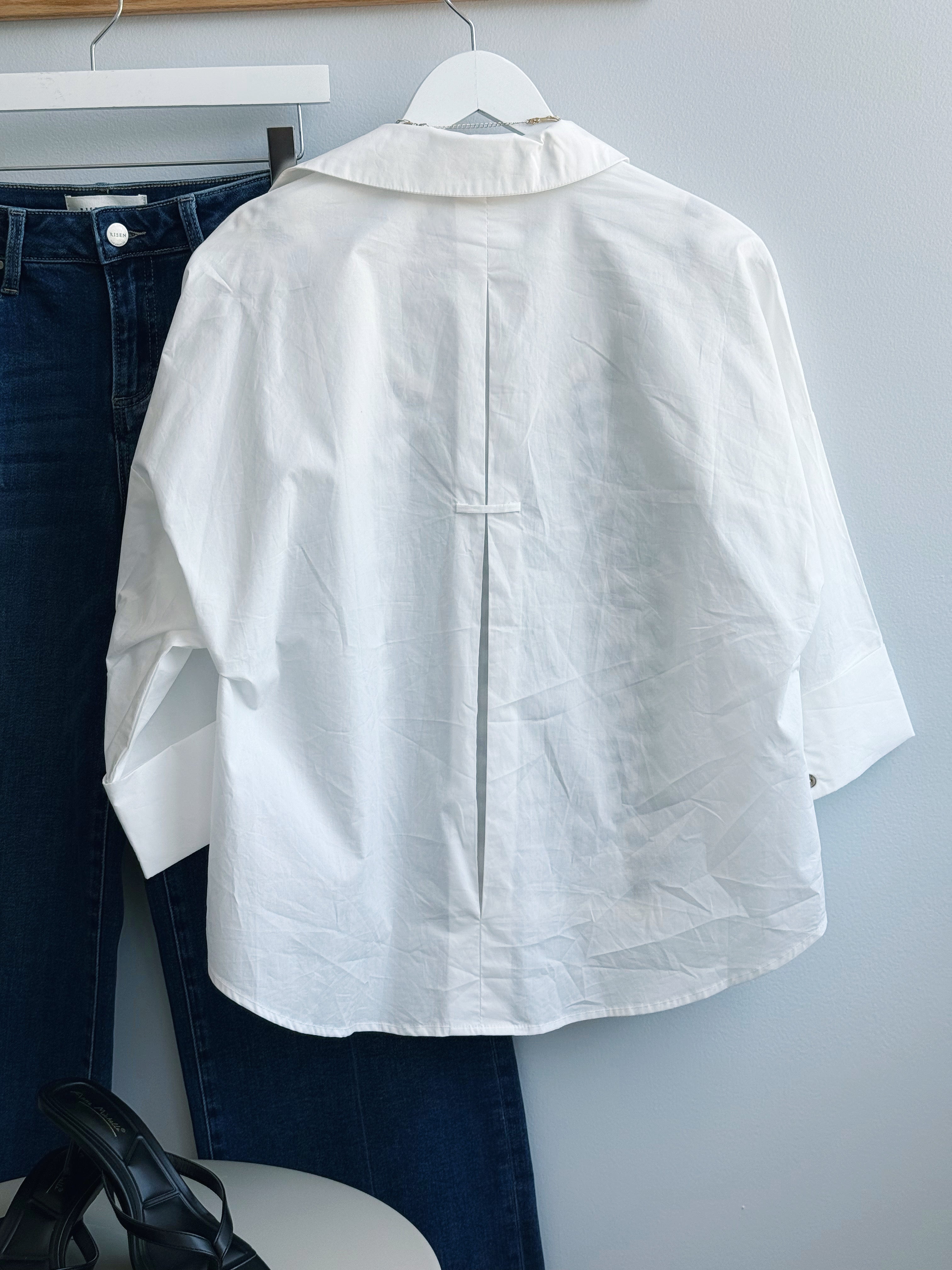 Tribeca Shirt - OFF WHITE - willows clothing L/S SHIRT