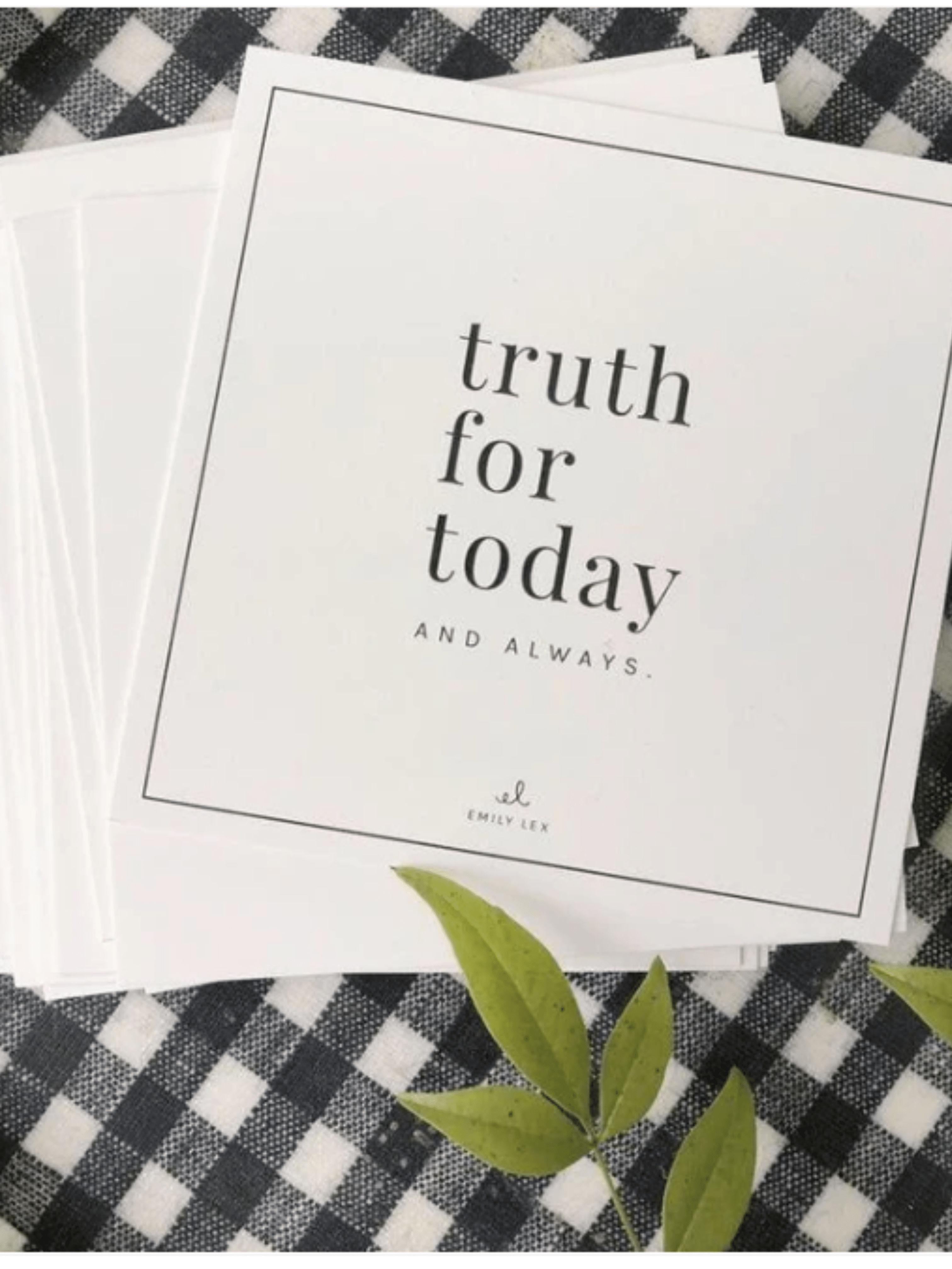 Truth For Today Cards - willows clothing Gifts