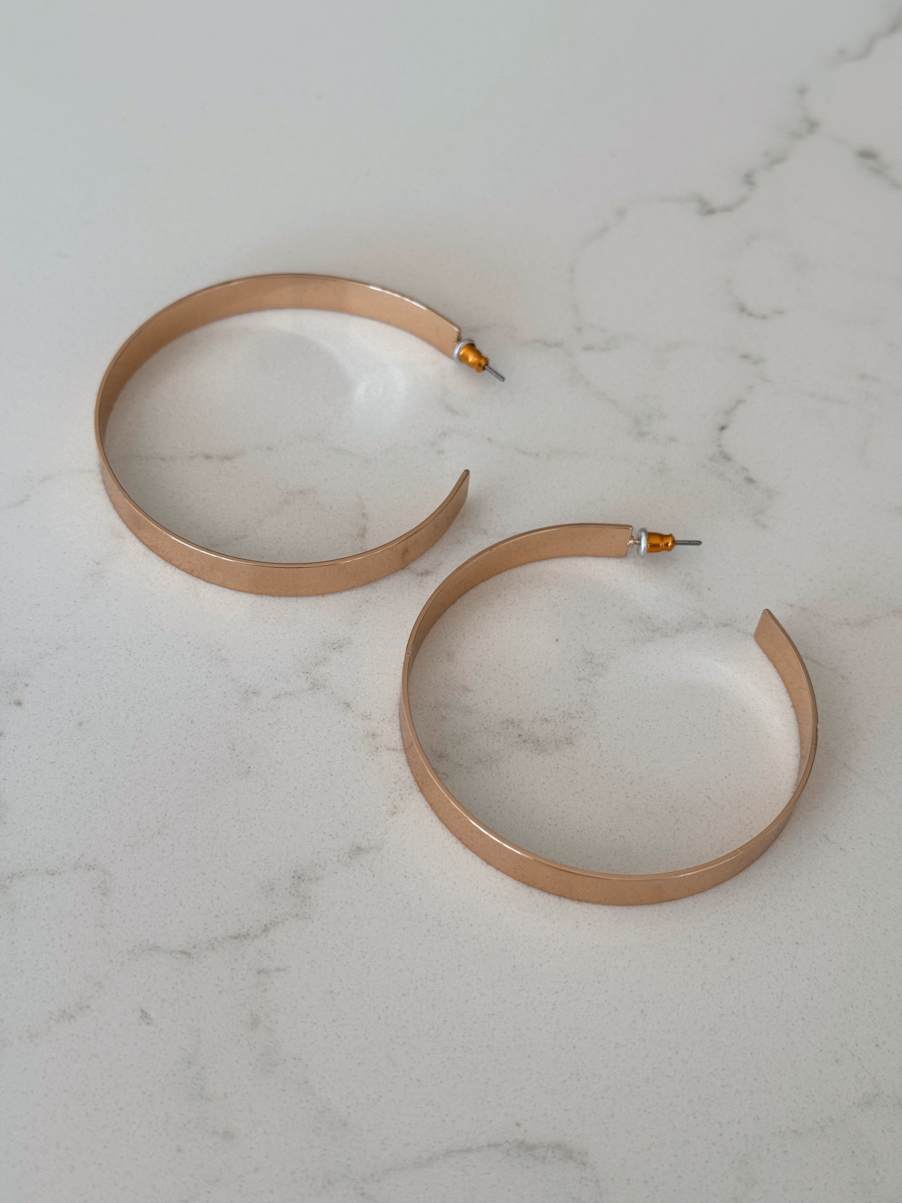 Tyla Hoops - GOLD - willows clothing EARRINGS