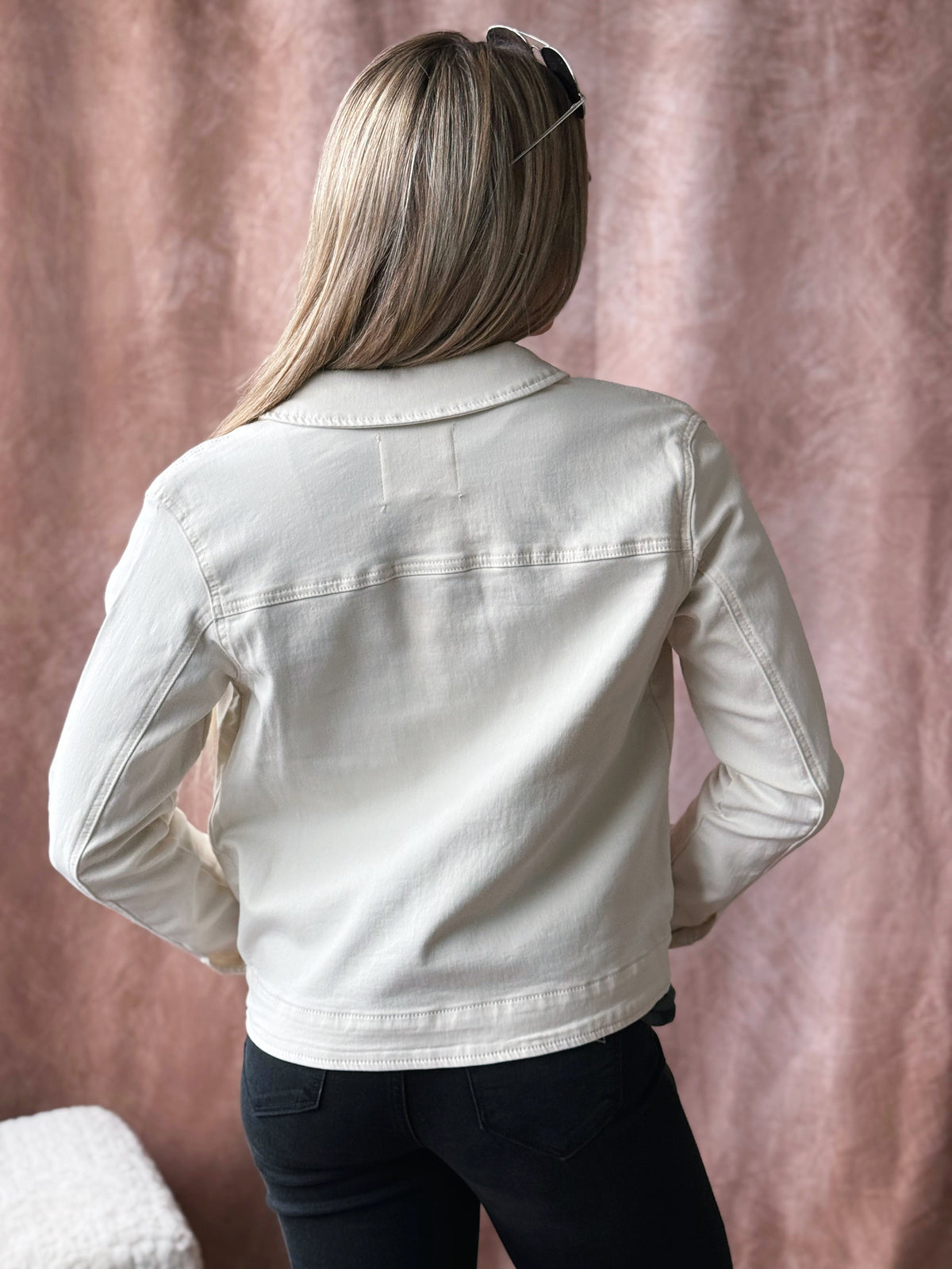 Tyler Jacket - ECRU - willows clothing JACKET