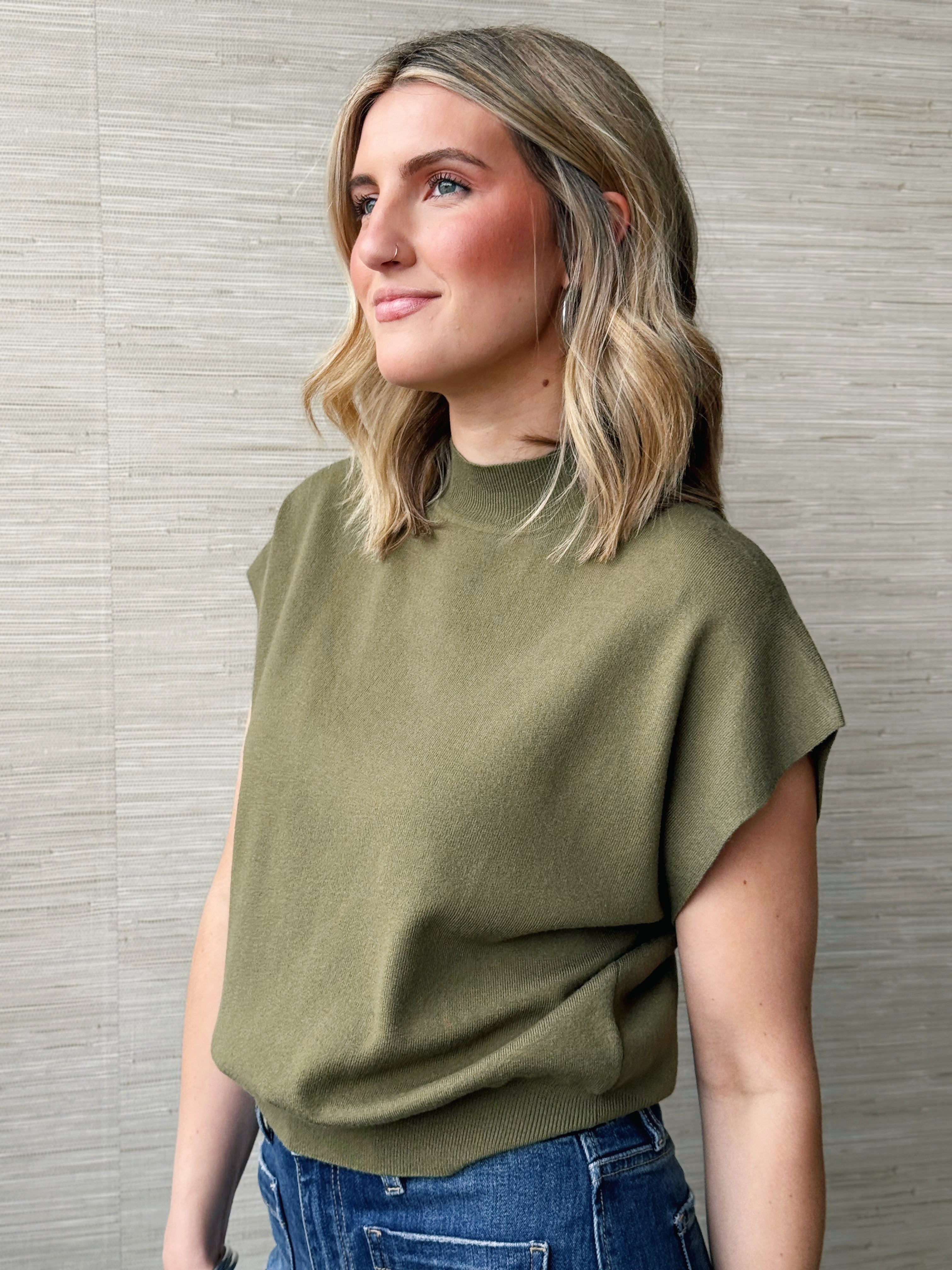 Unrequited Sweater - MILITARY - willows clothing SWEATER