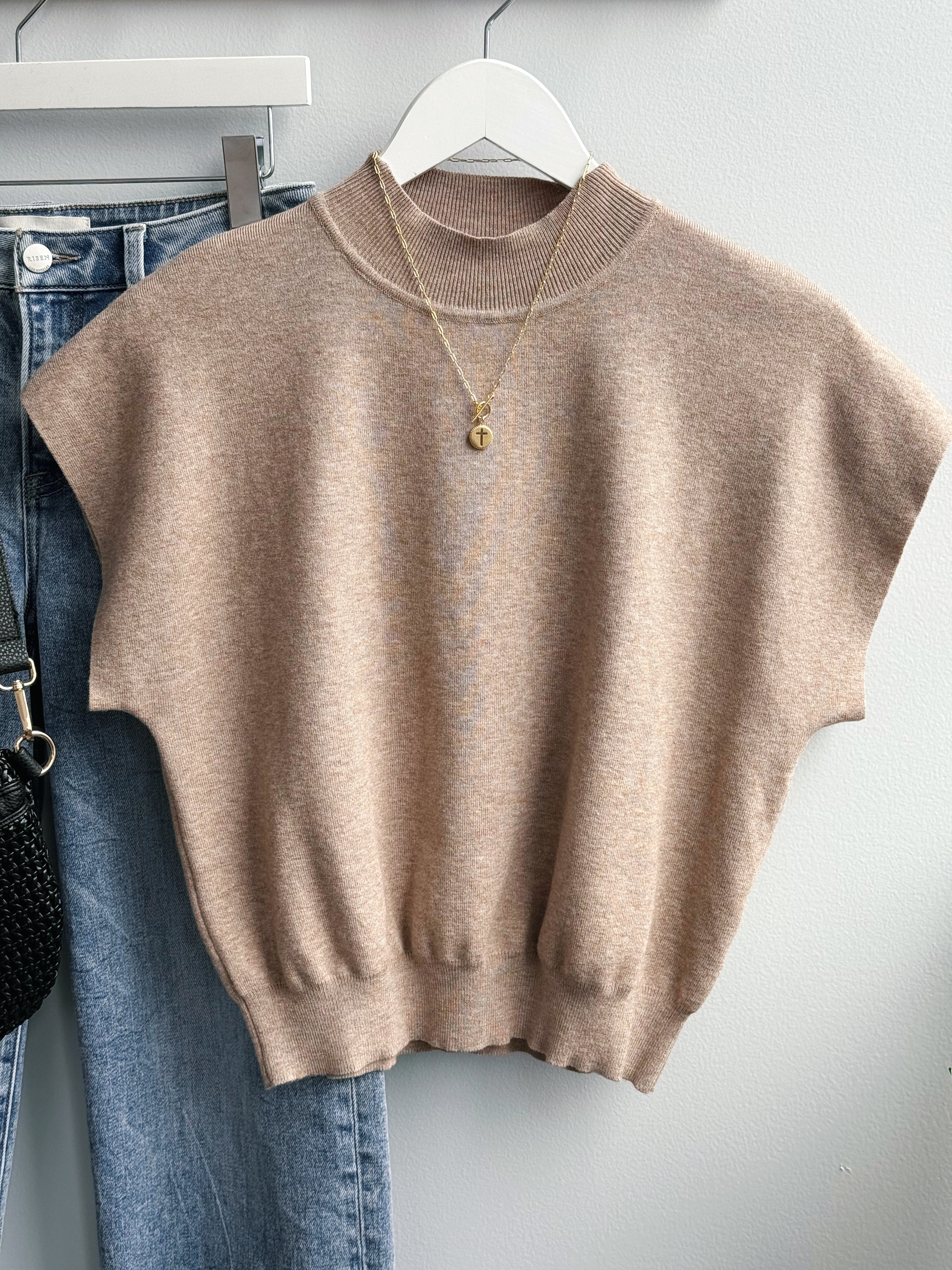 Unrequited Sweater - OATMEAL - willows clothing Shirts & Tops