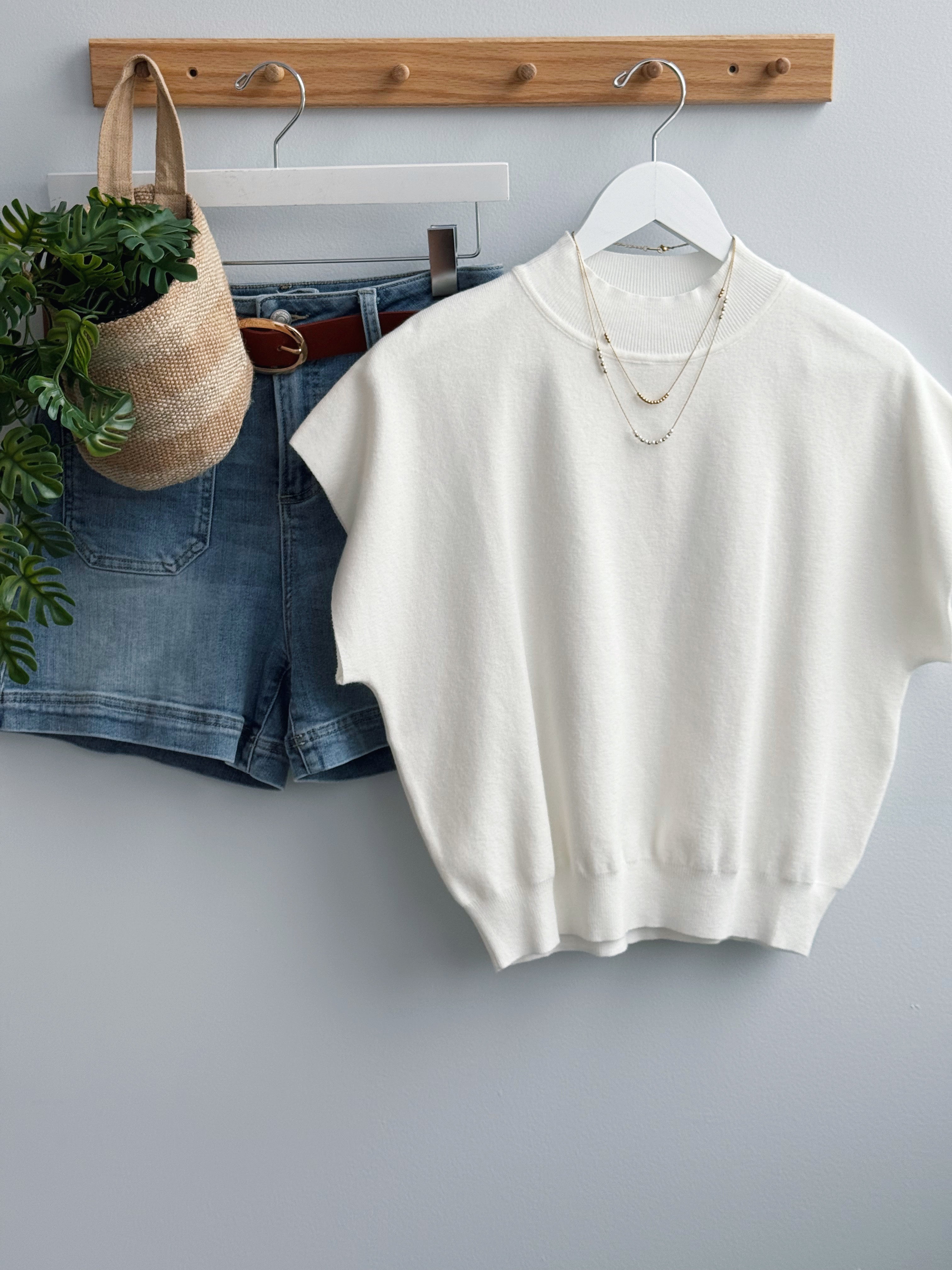 Unrequited Sweater - OFF WHITE - willows clothing Shirts & Tops