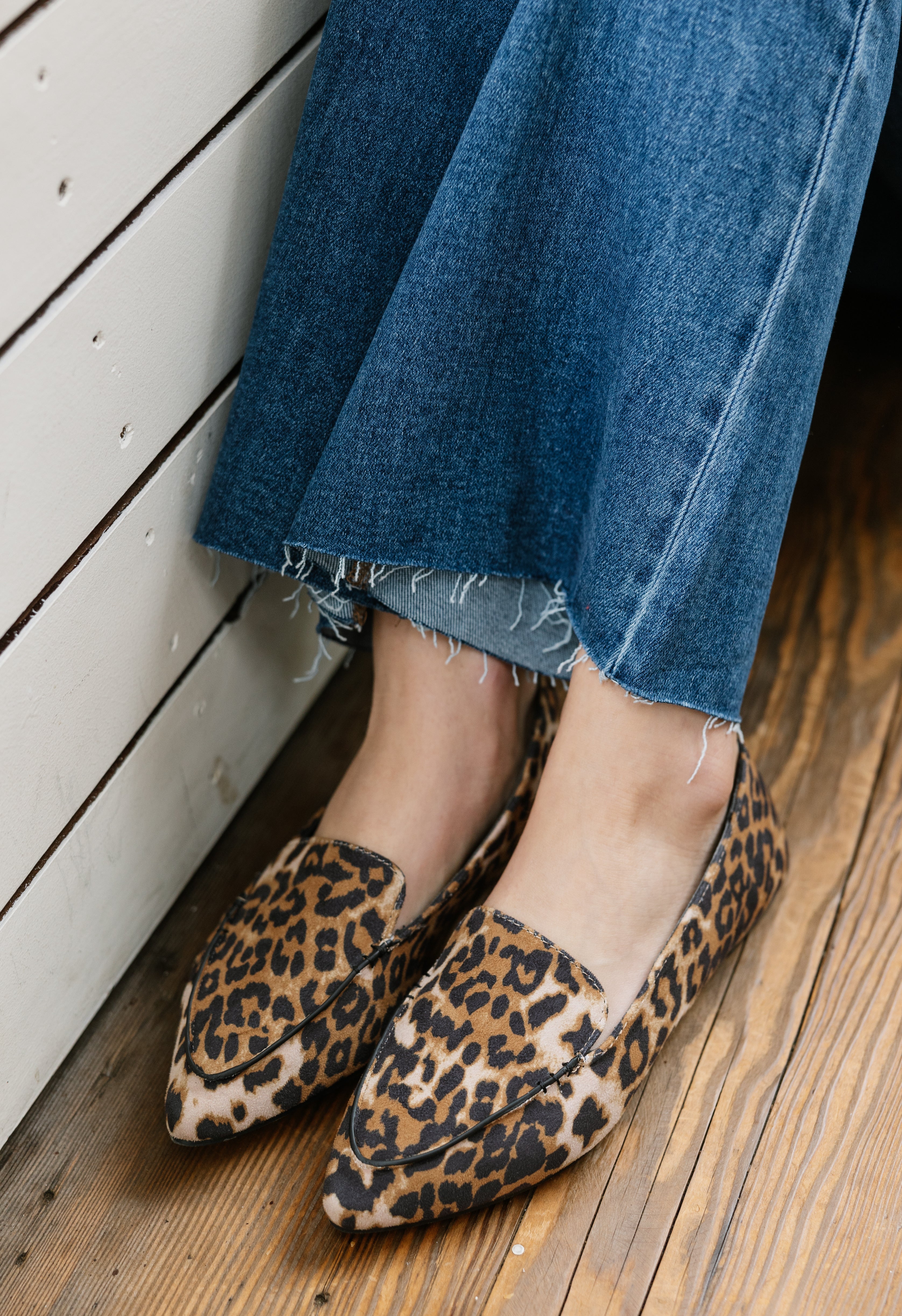 Uptown Flats - NATURAL/LEOPARD - willows clothing Flats