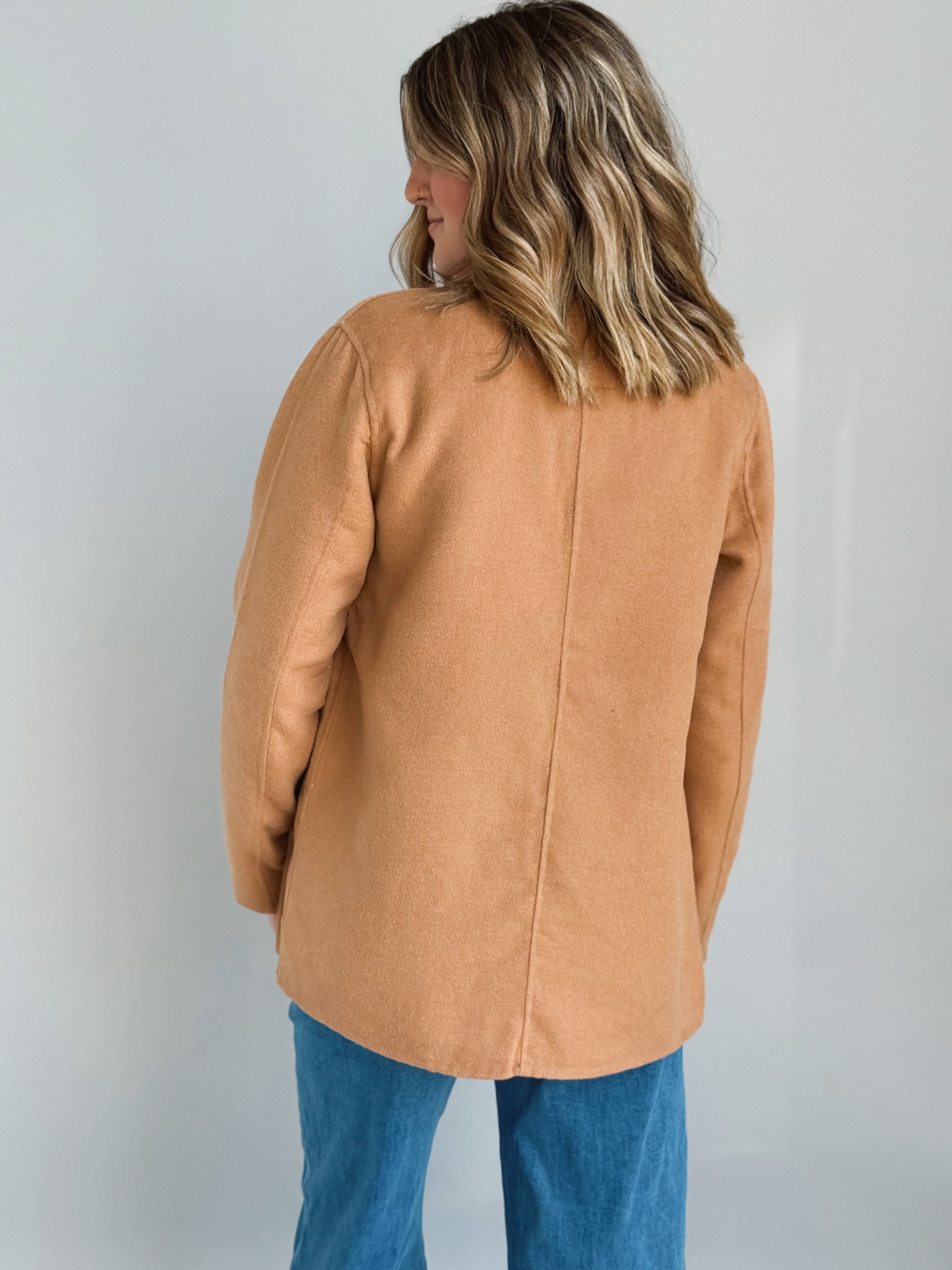 Ventura Jacket - CAMEL - willows clothing JACKET