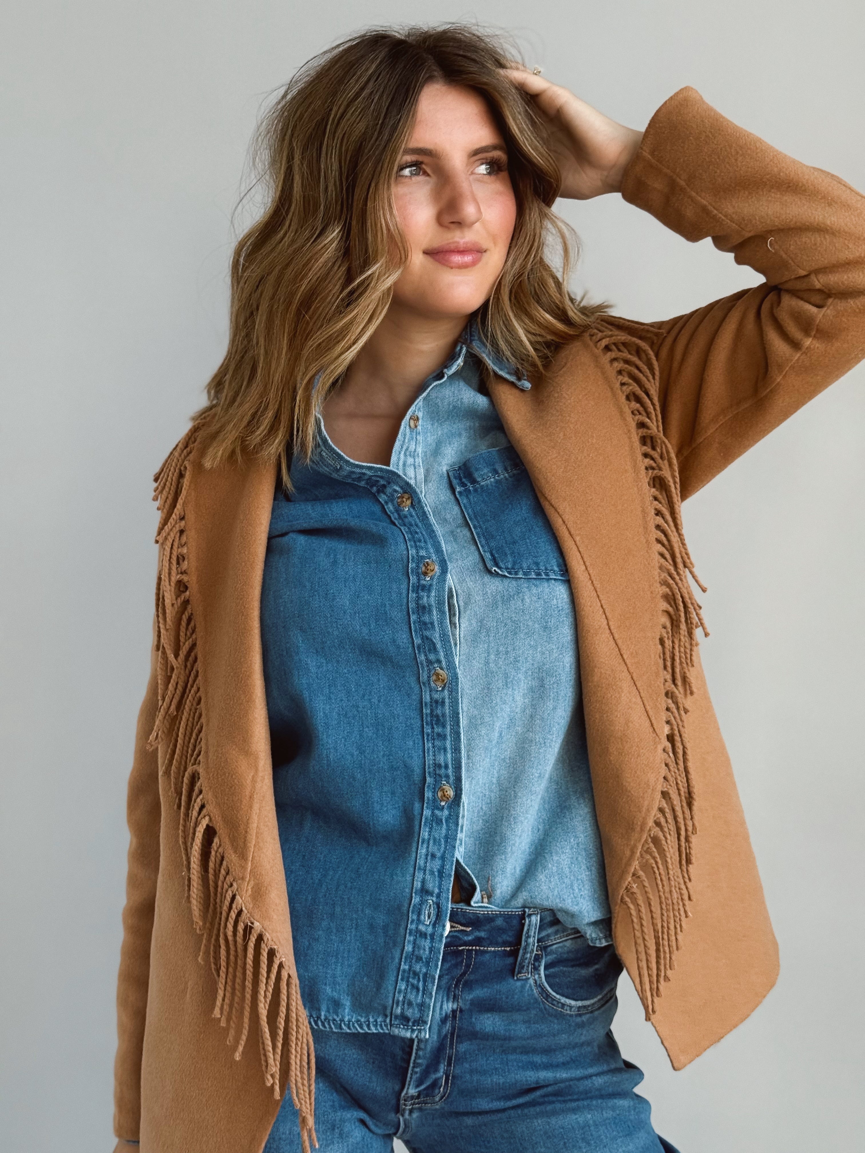 Ventura Jacket - CAMEL - willows clothing JACKET
