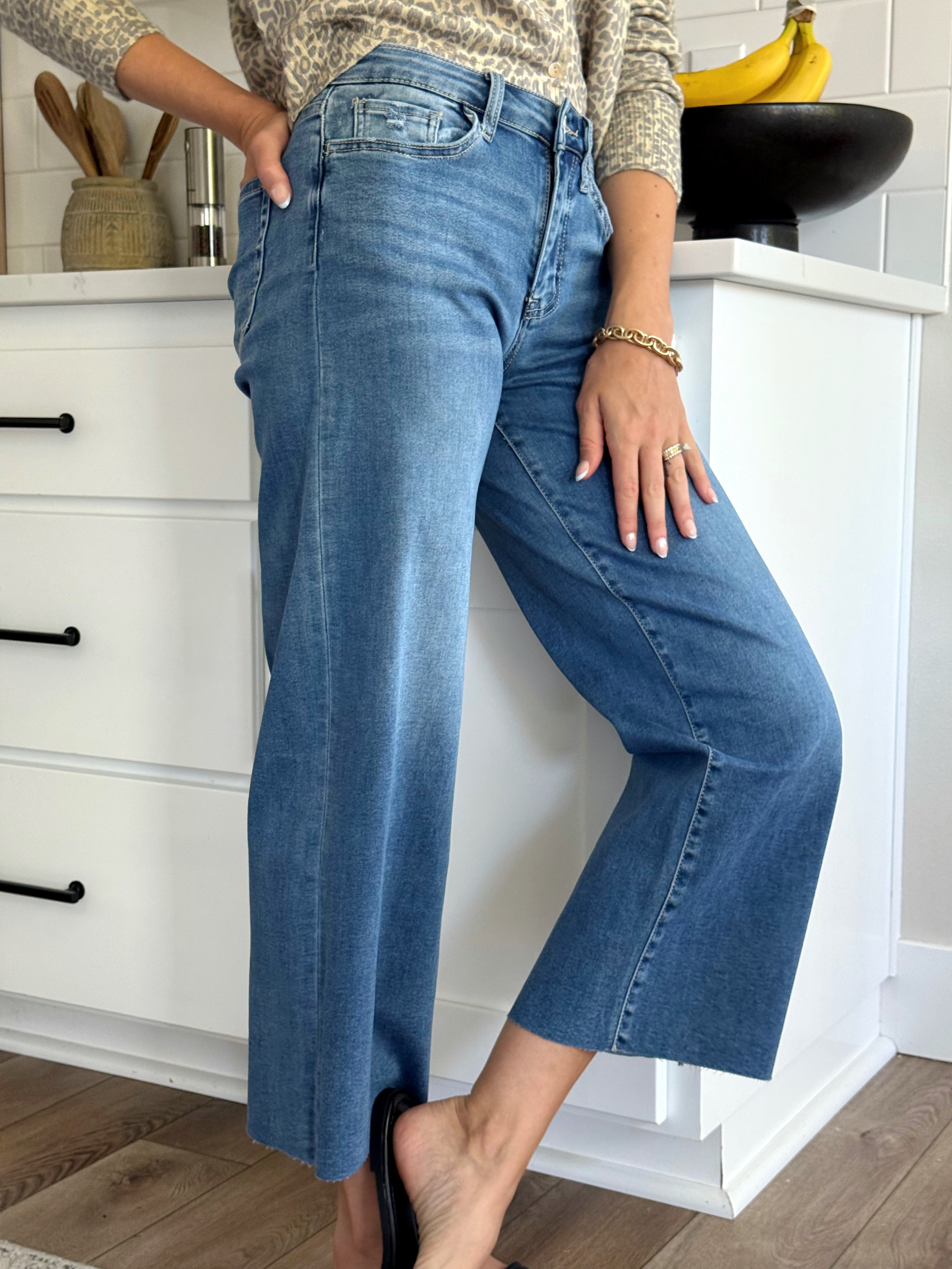 [VERVET] Aileeah Jean - RIGHT - willows clothing CROP WIDE LEG