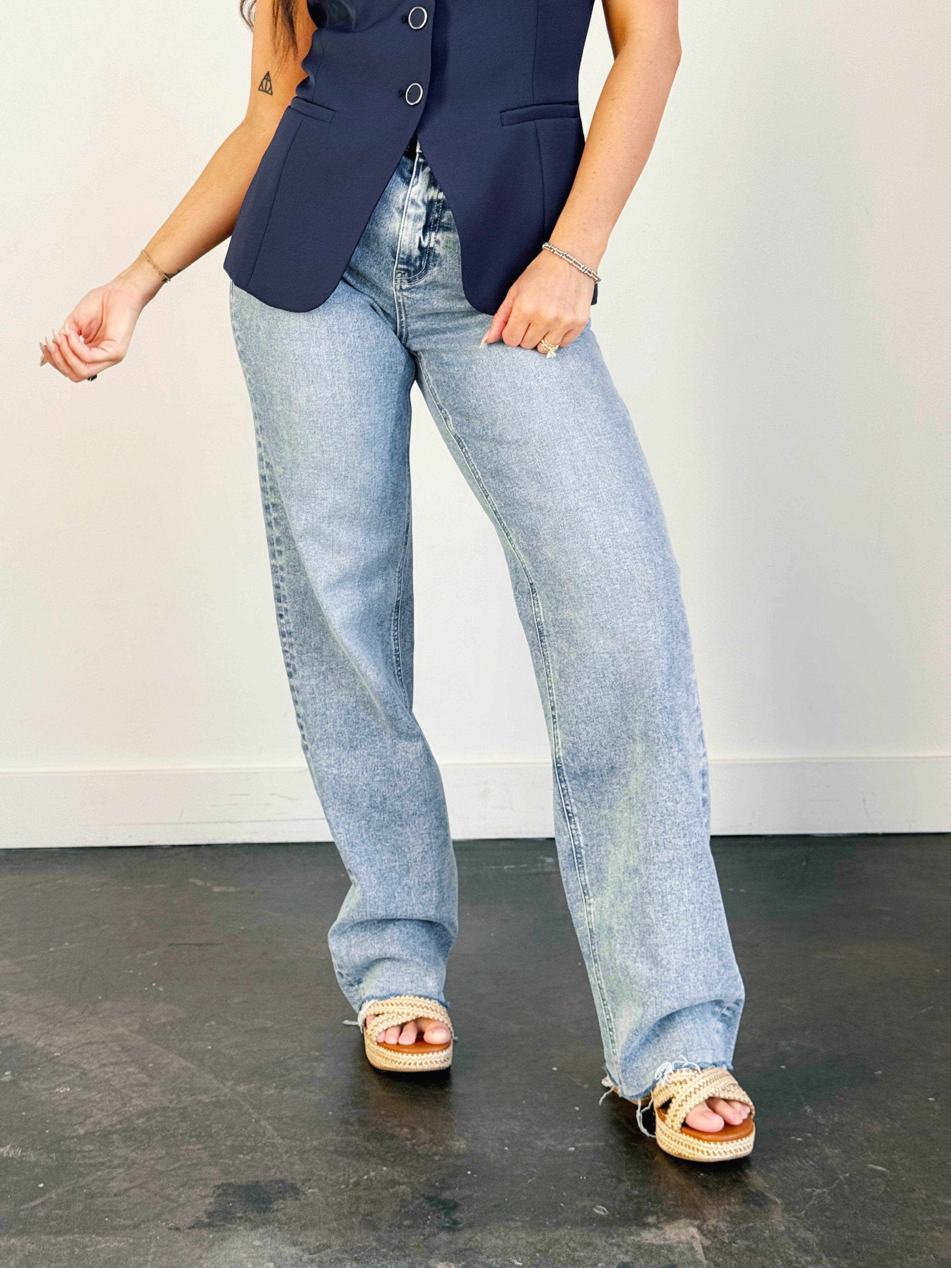 [VERVET] Bennett Jean - INSIGHTFUL - willows clothing WIDE LEG