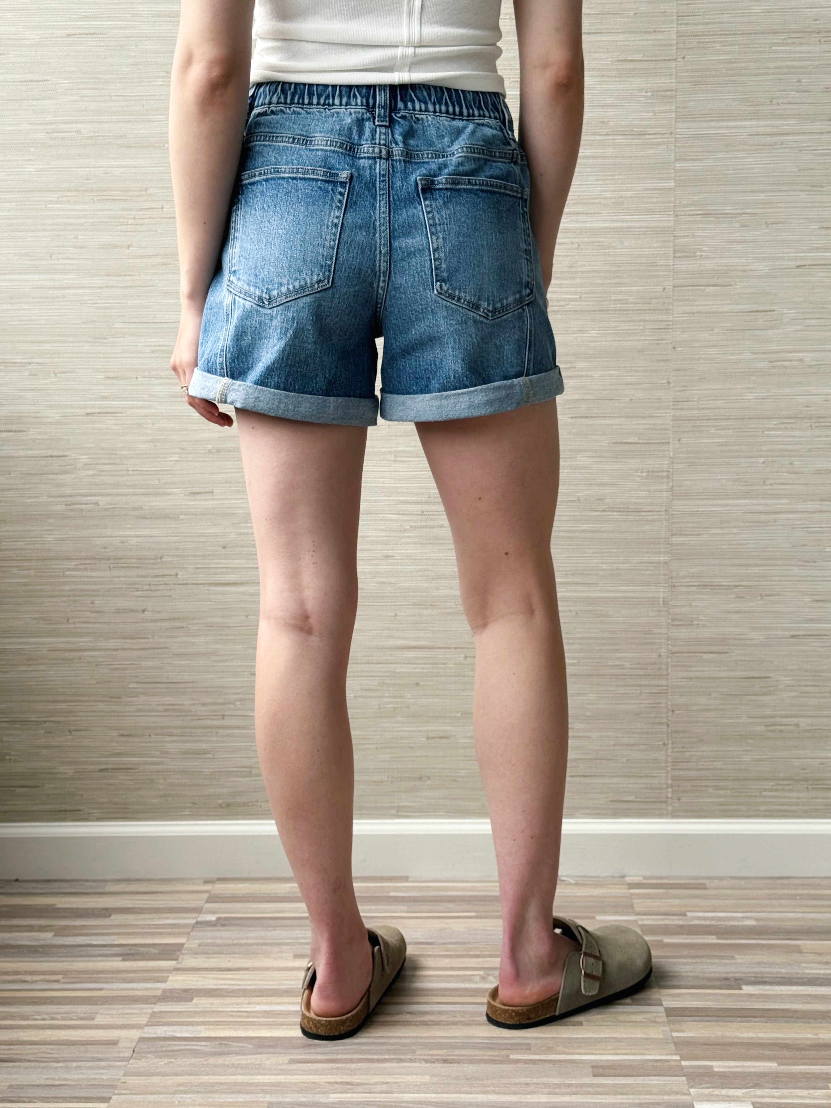 [VERVET] Calvin Denim Shorts - REIGNITE - willows clothing SHORTS
