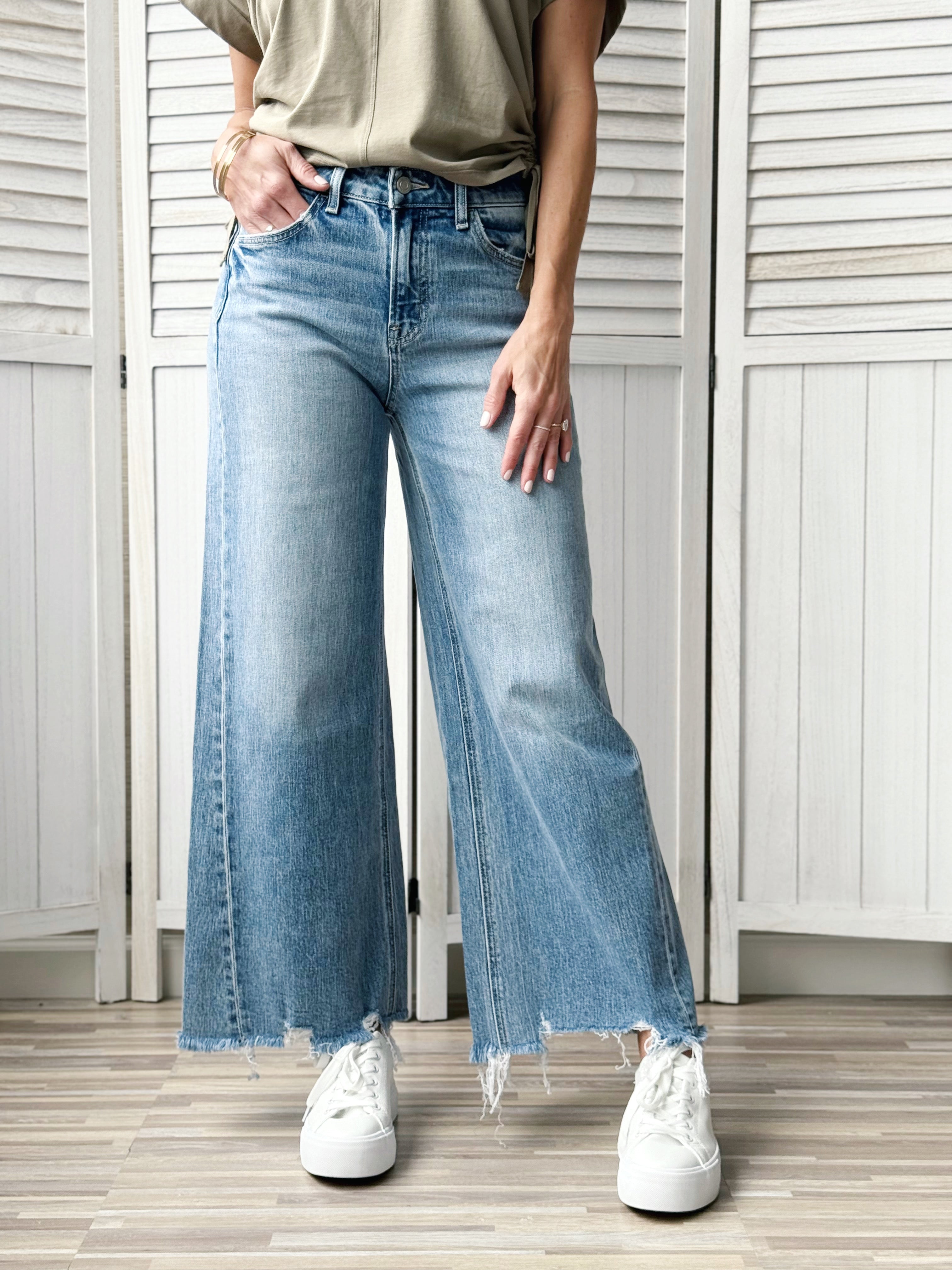 [VERVET] Jessica Jean - INGENIOUS - willows clothing CROP WIDE LEG