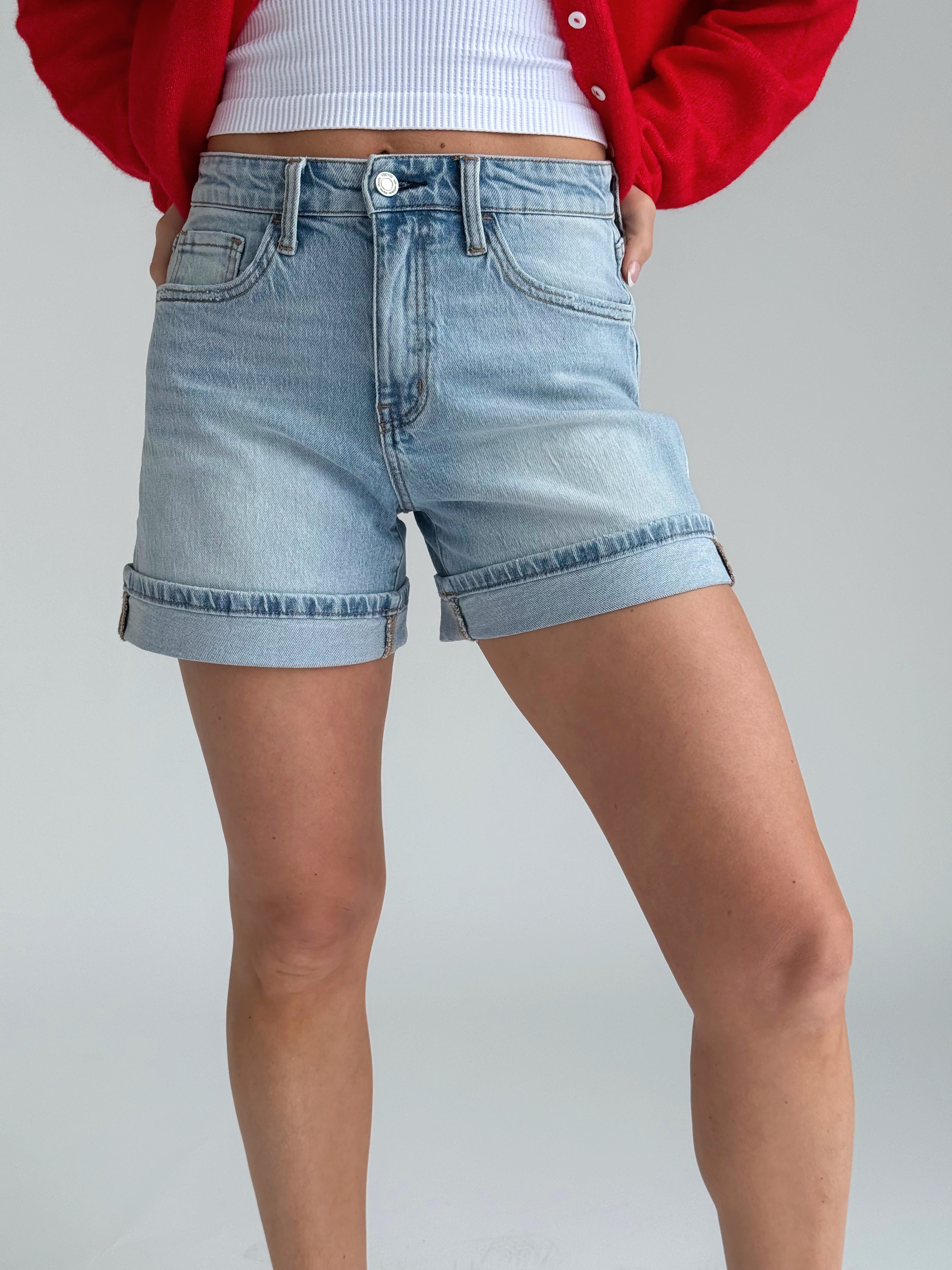 [VERVET] Rebecca Denim Shorts - DULCIFY - willows clothing SHORTS