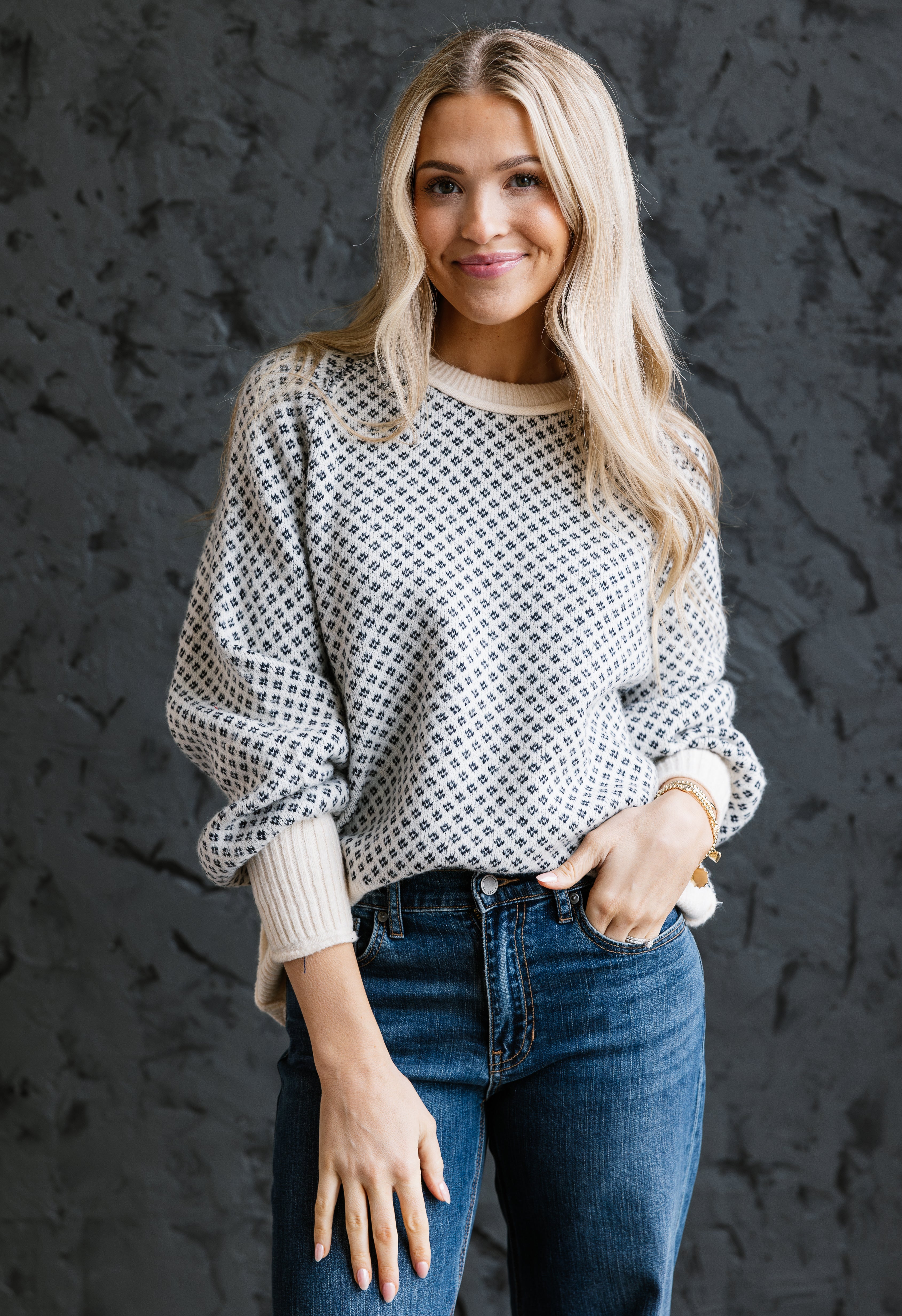 Viola Sweater - CREAM - willows clothing SWEATER