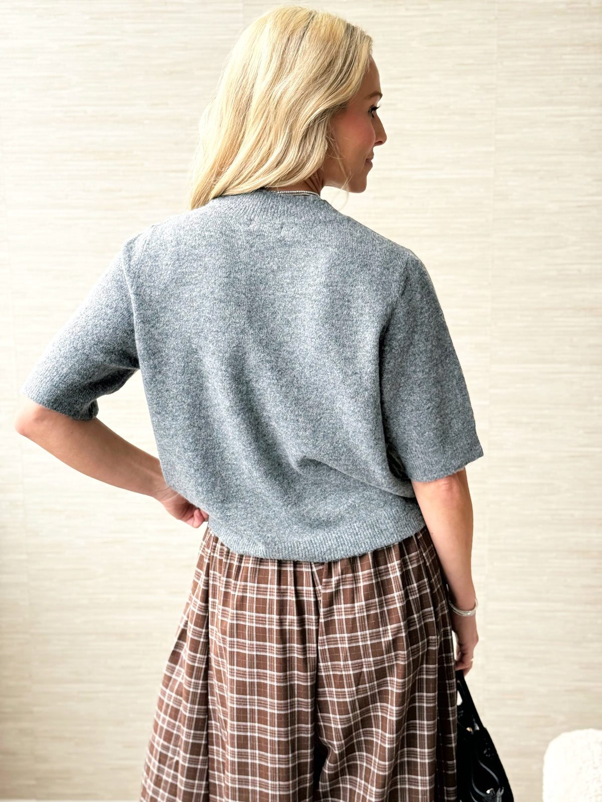 Wake Me Up Sweater - GREY - willows clothing SWEATER