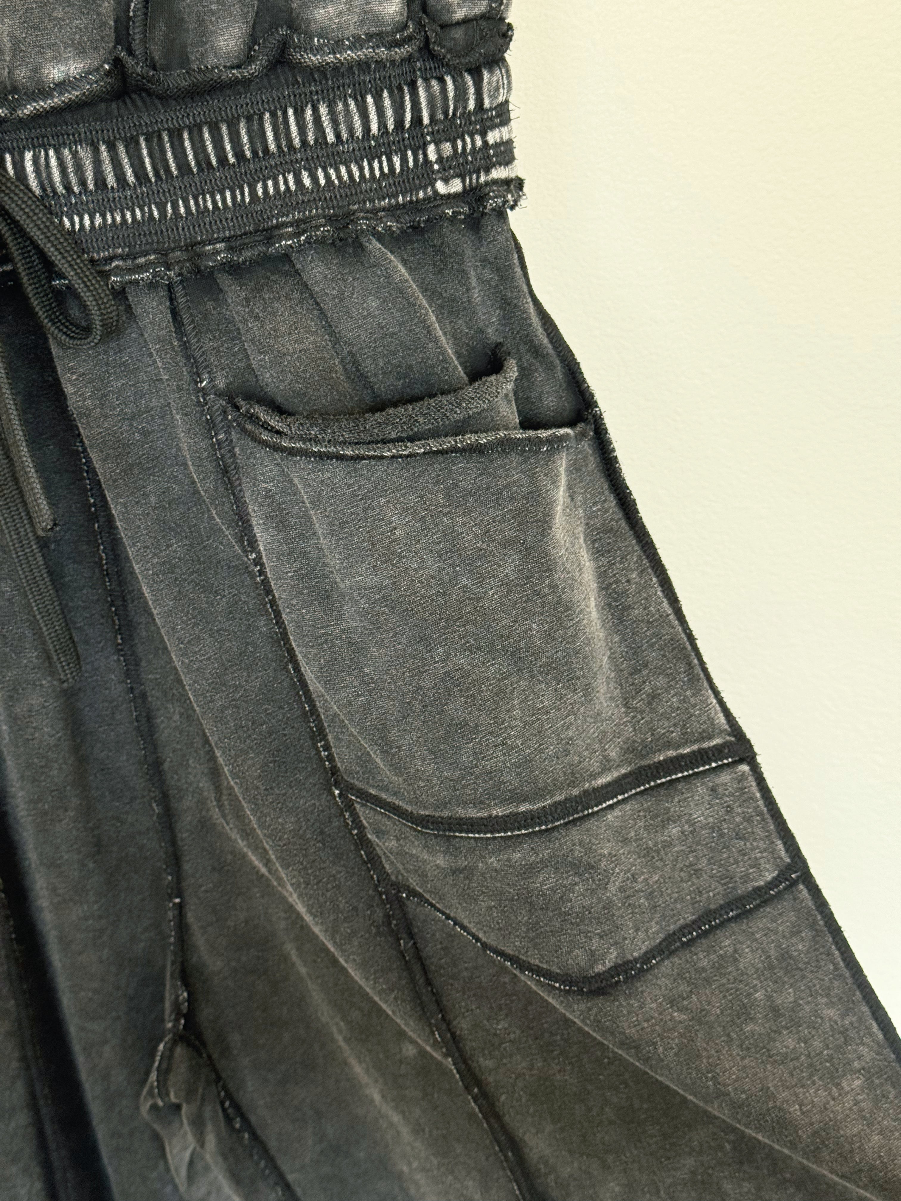 Weekend Utility Jumpsuit - BLACK - willows clothing Jumpsuit