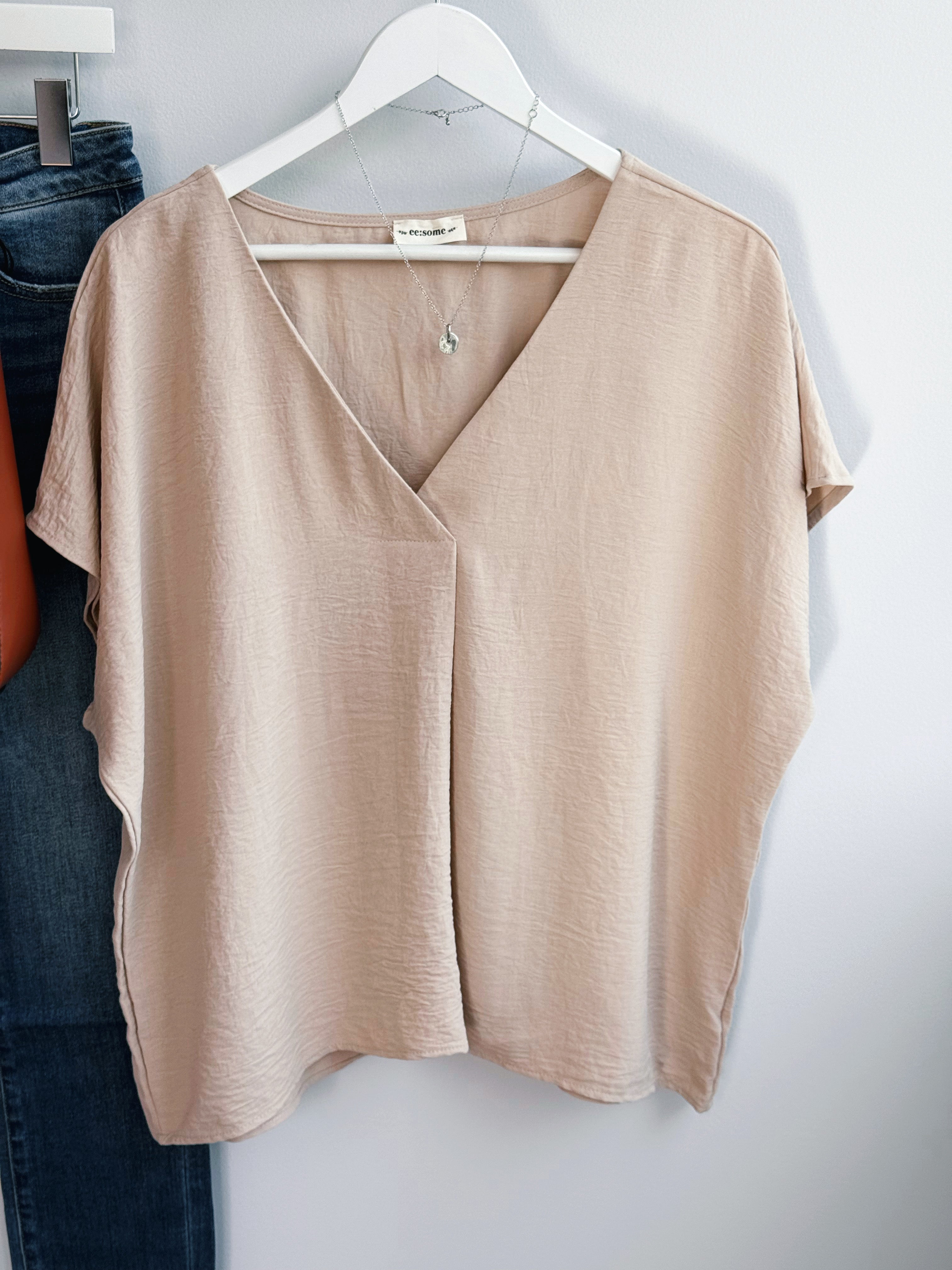 Wendy Blouse - TAUPE - willows clothing BLOUSE