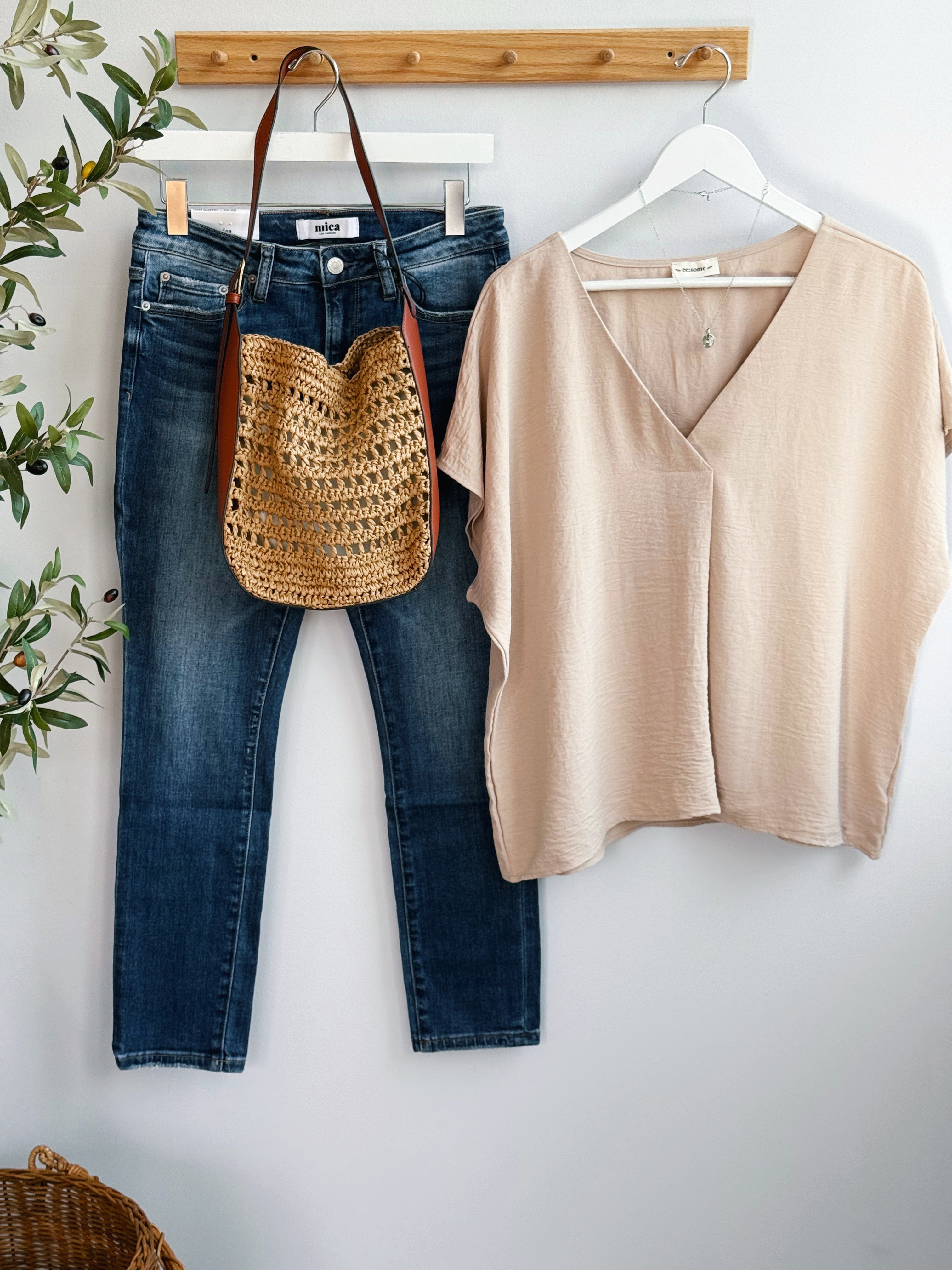 Wendy Blouse - TAUPE - willows clothing BLOUSE