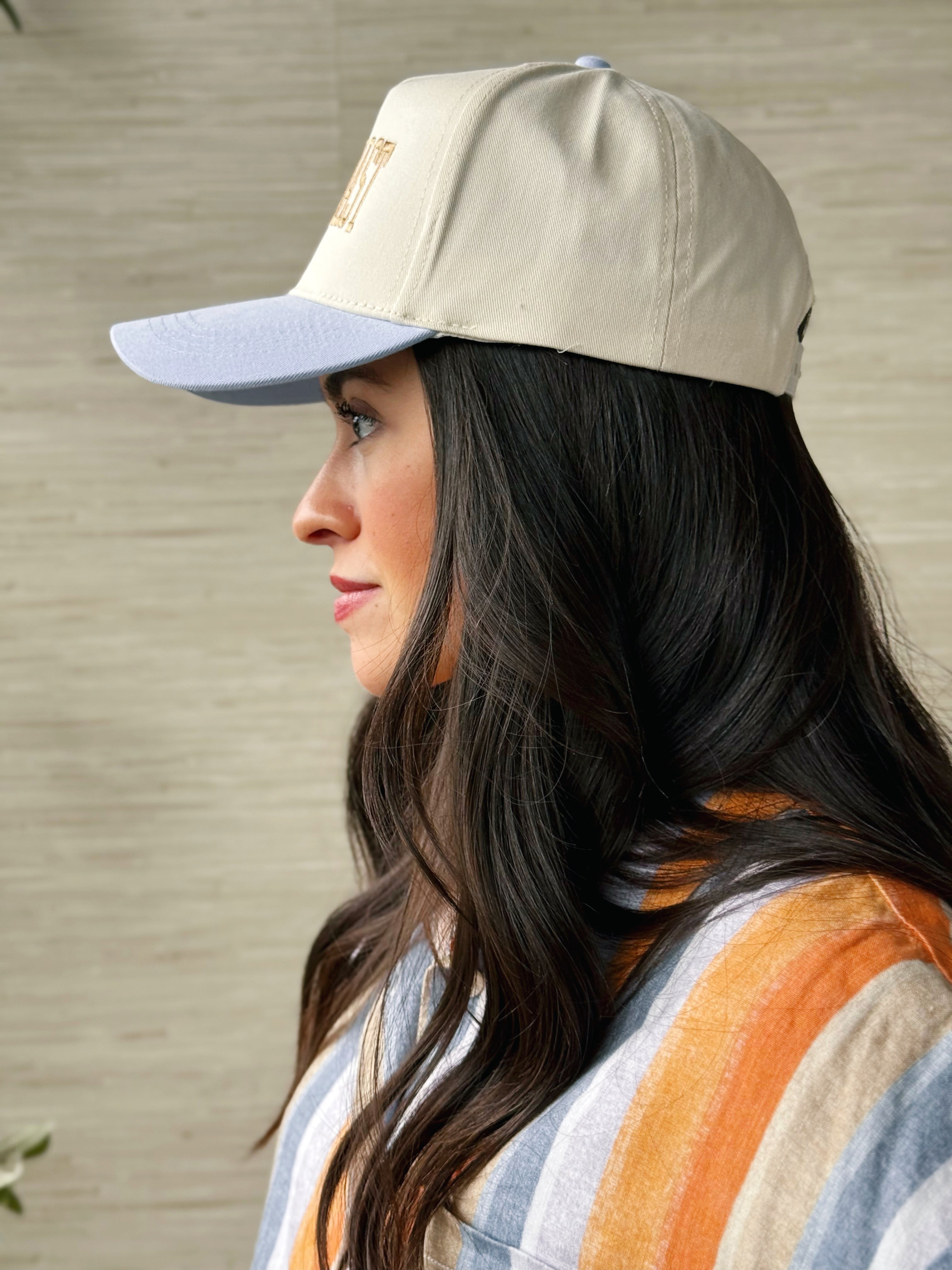 West Coast Trucker Hat - LIGHT BLUE - willows clothing HAT