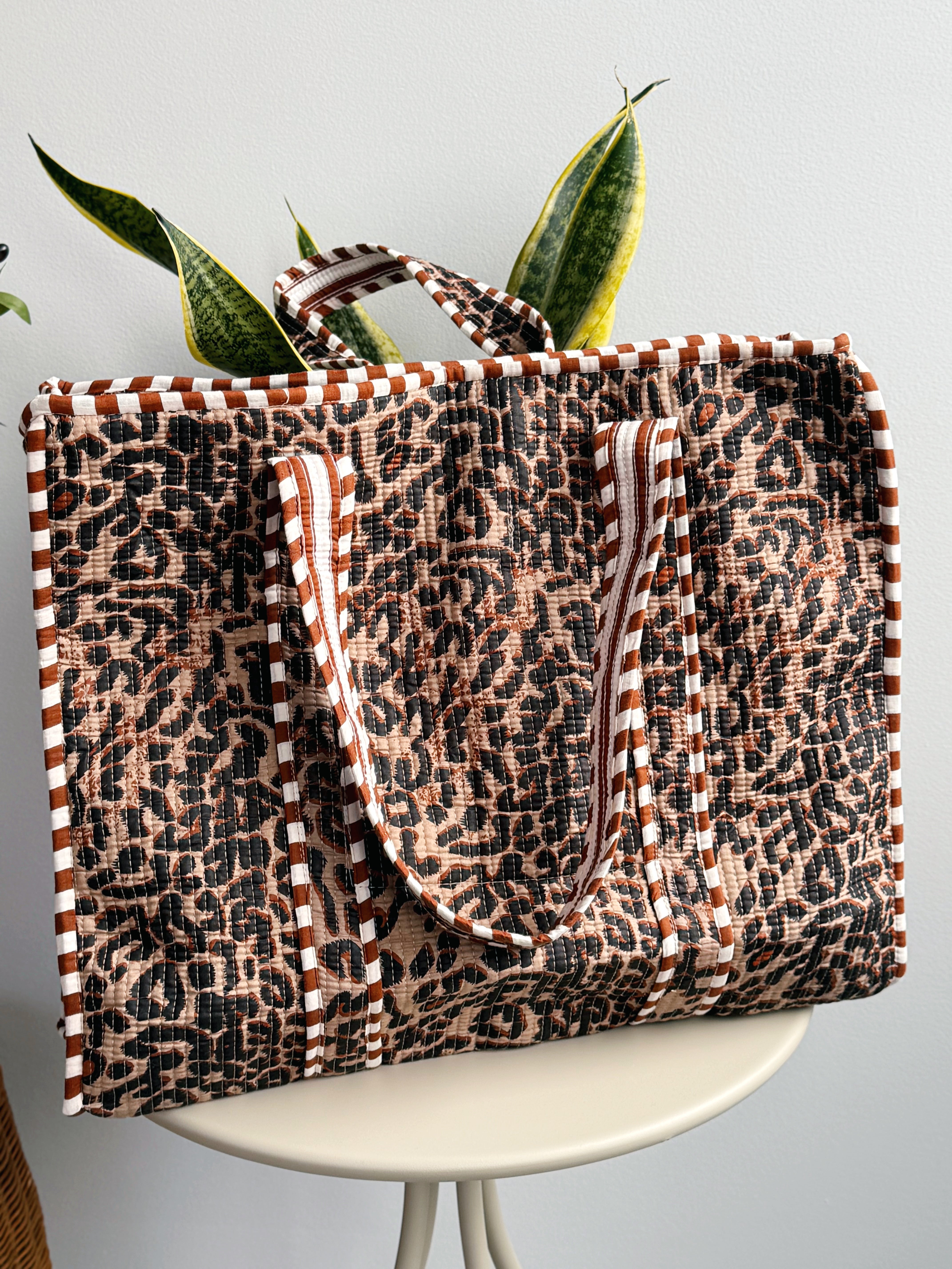 Wild Thing Leopard Print Tote Bag - willows clothing TOTE