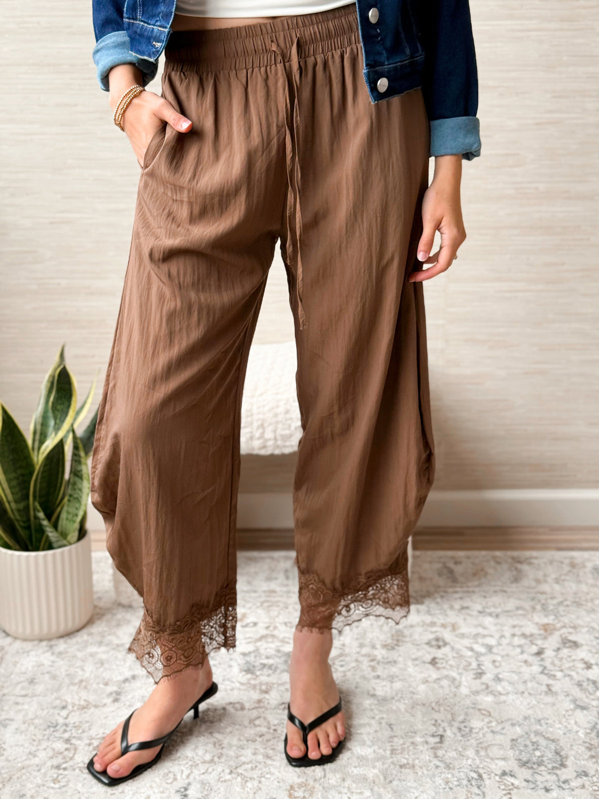 Winnie Pants - MOCHA - willows clothing PANTS