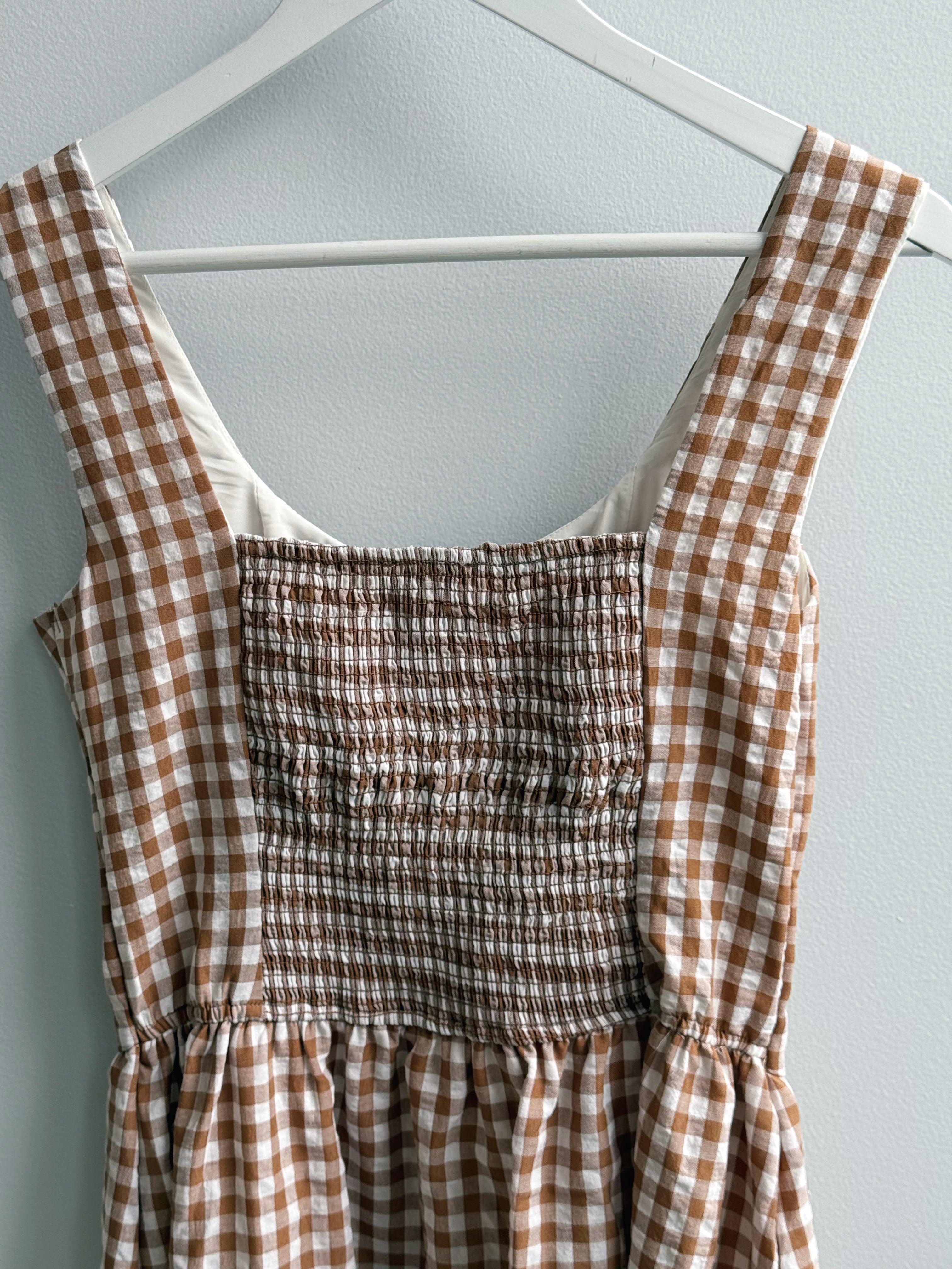 Winsley Dress - BROWN - willows clothing MIDI DRESS