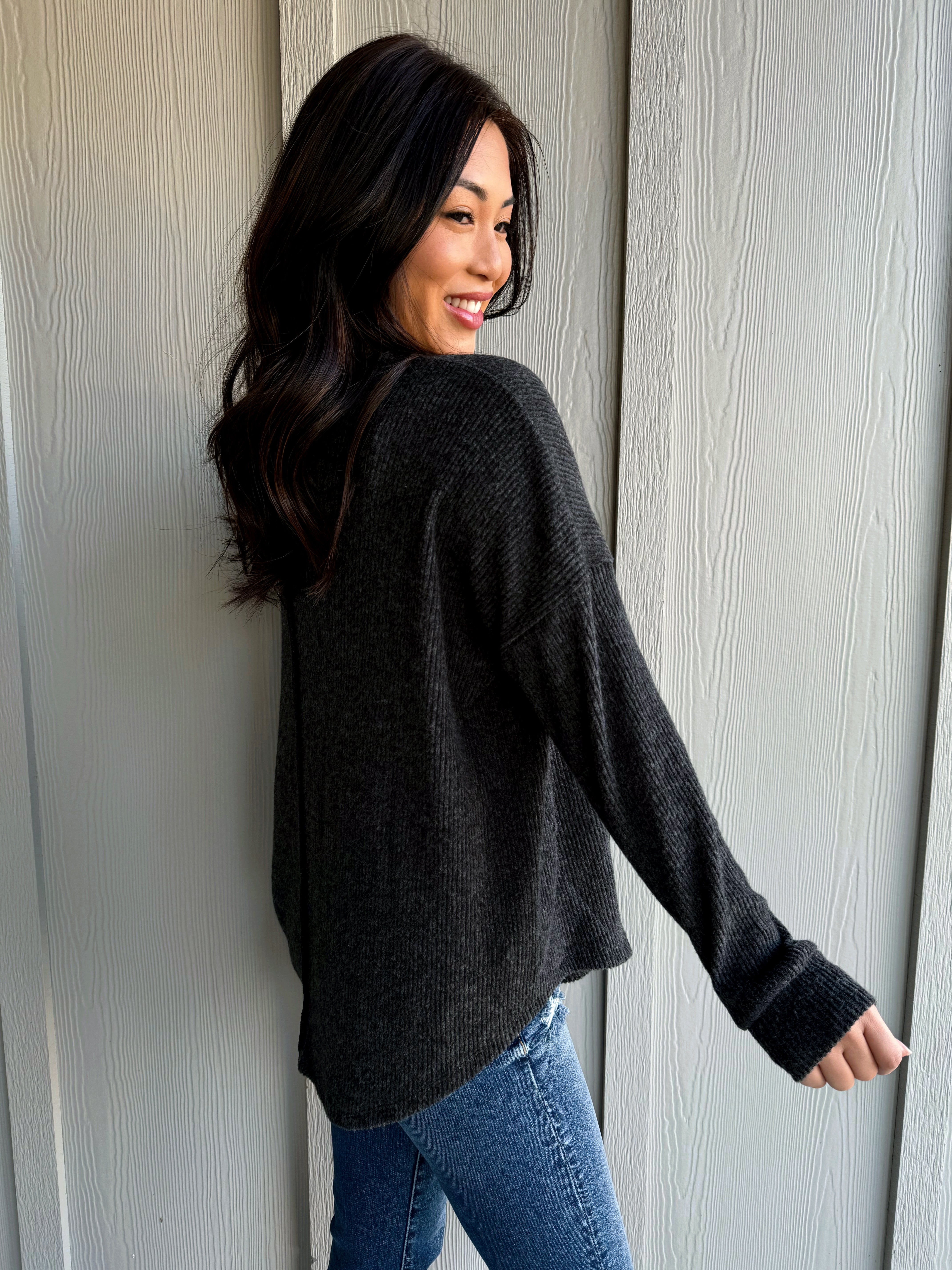 Winter Solstice Sweater - BLACK - willows clothing SWEATER