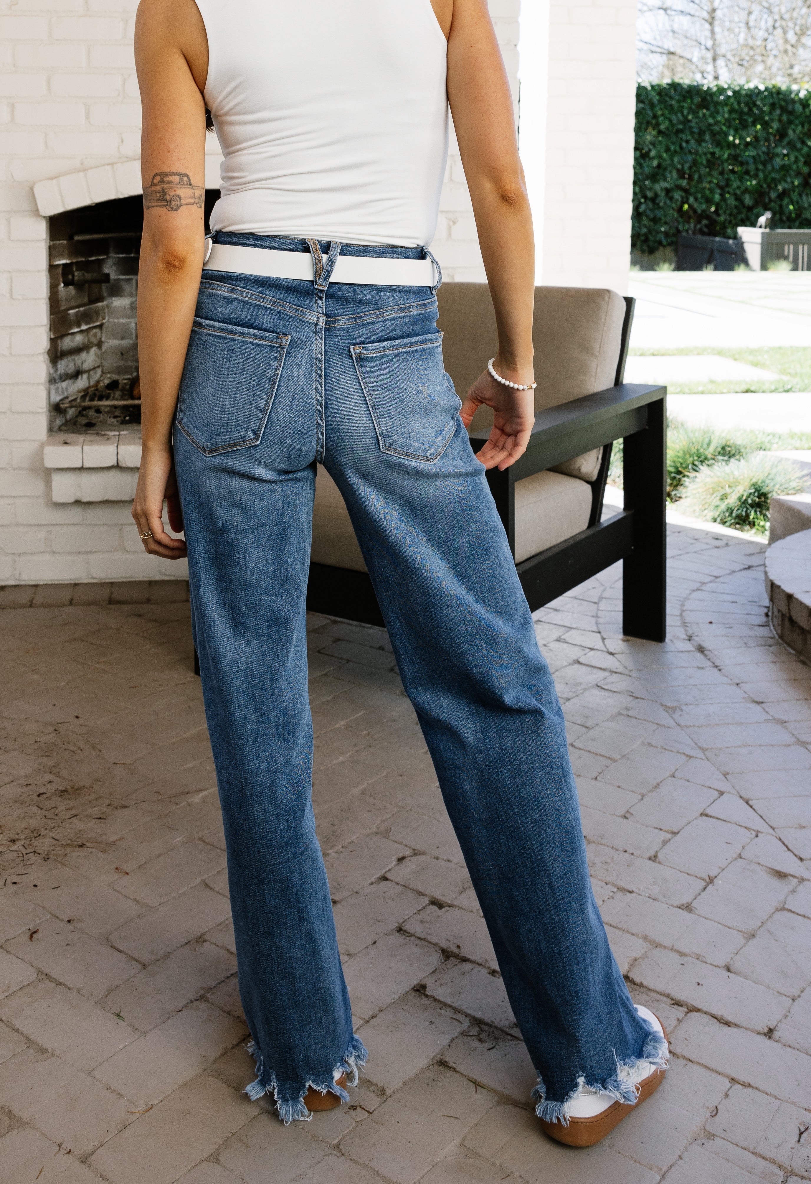 Wonder Years Jeans - MEDIUM - willows clothing DAD JEAN