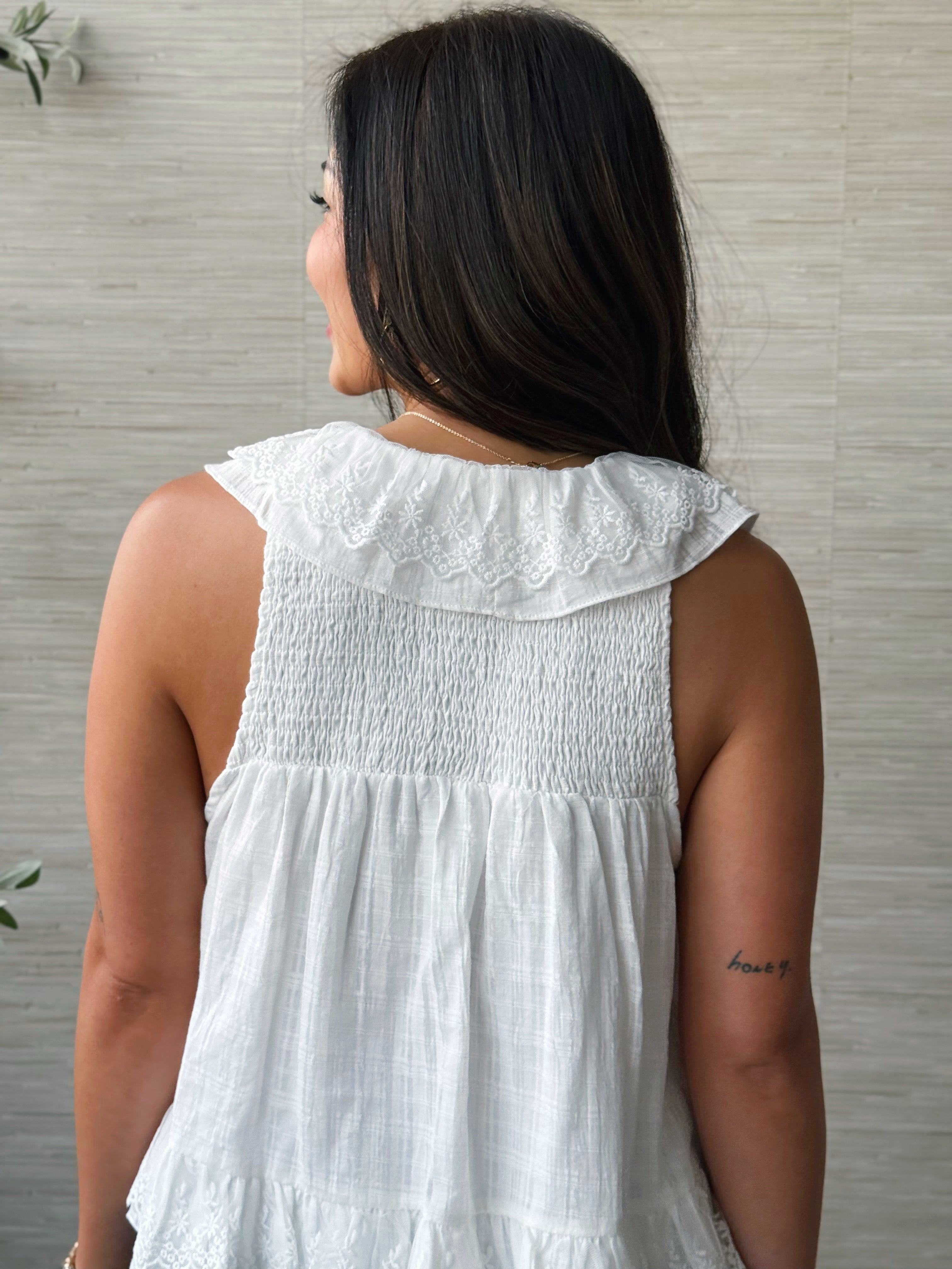Yesenia Blouse - IVORY - willows clothing BLOUSE