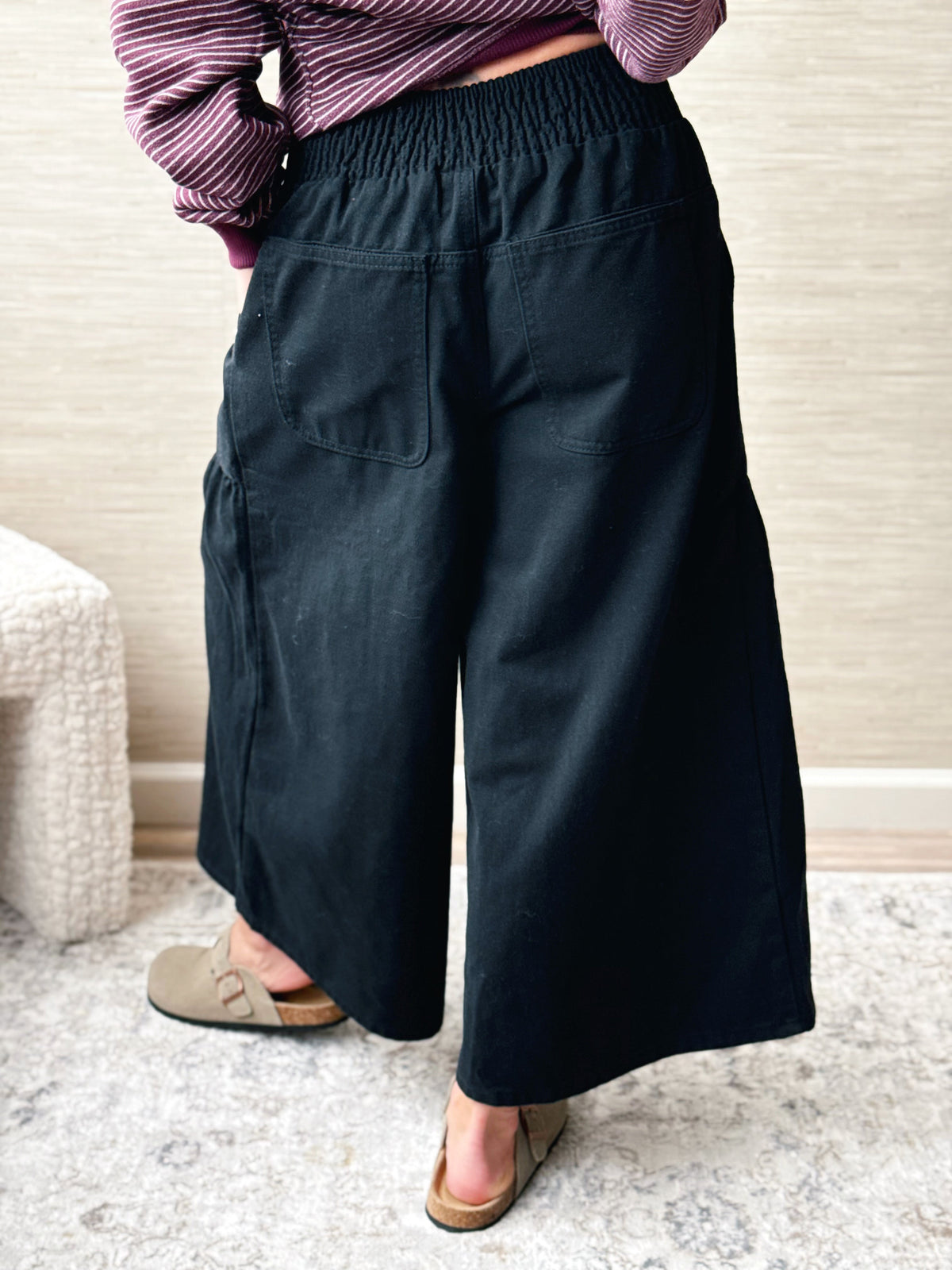 Your New Favorite Pants - VINTAGE BLACK - willows clothing PANTS