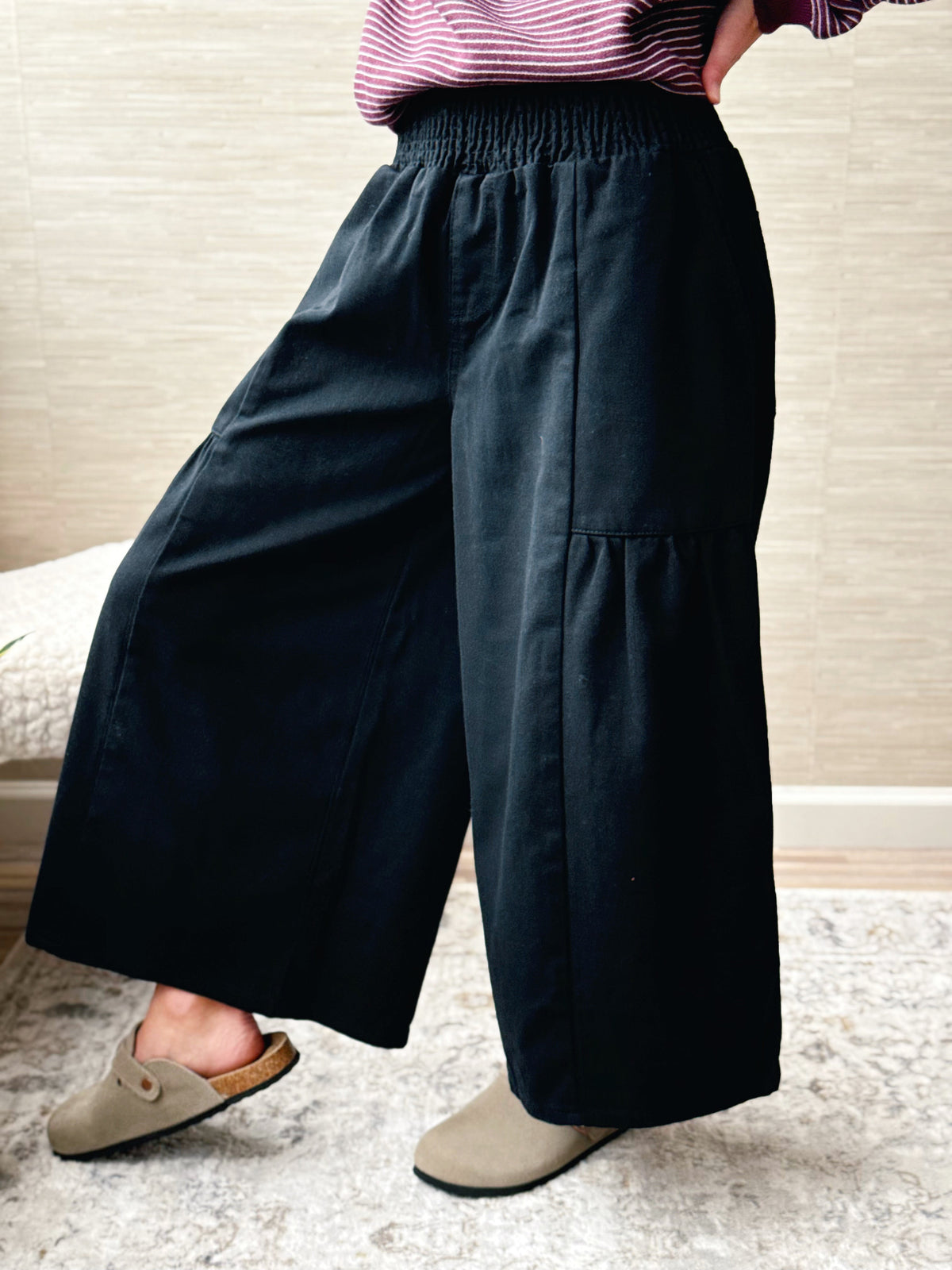 Your New Favorite Pants - VINTAGE BLACK - willows clothing PANTS