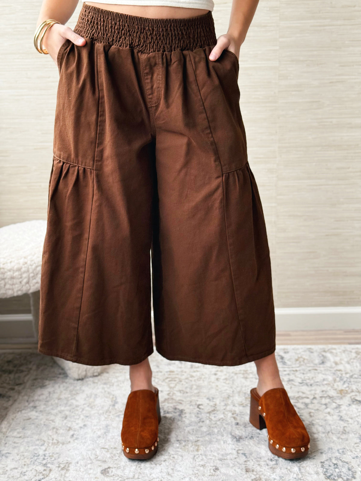 Your New Favorite Pants - VINTAGE BROWN - willows clothing PANTS