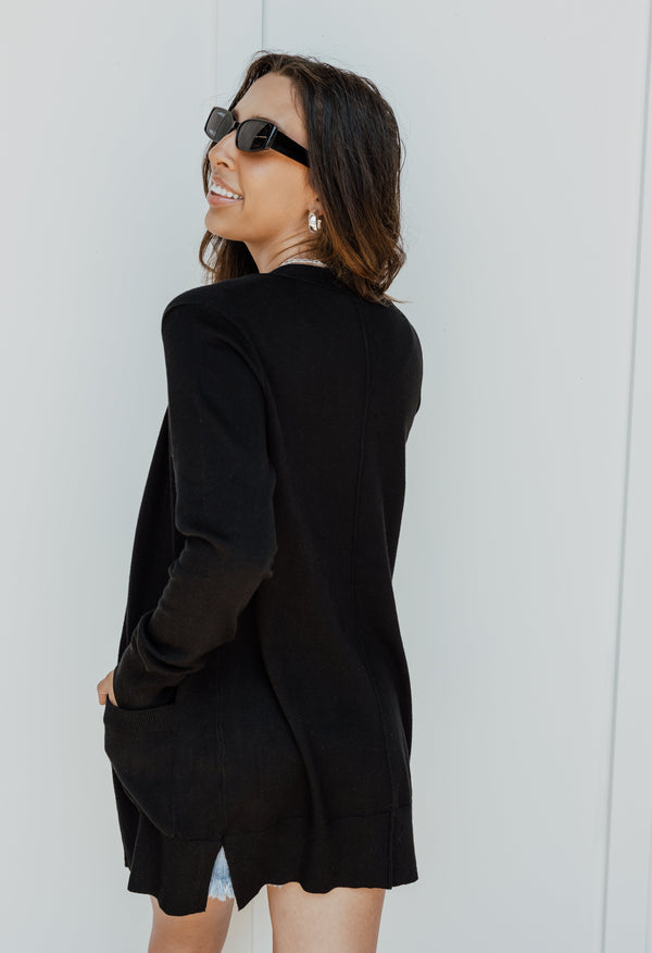 Alondra Cardigan - BLACK - willows clothing Cardigan