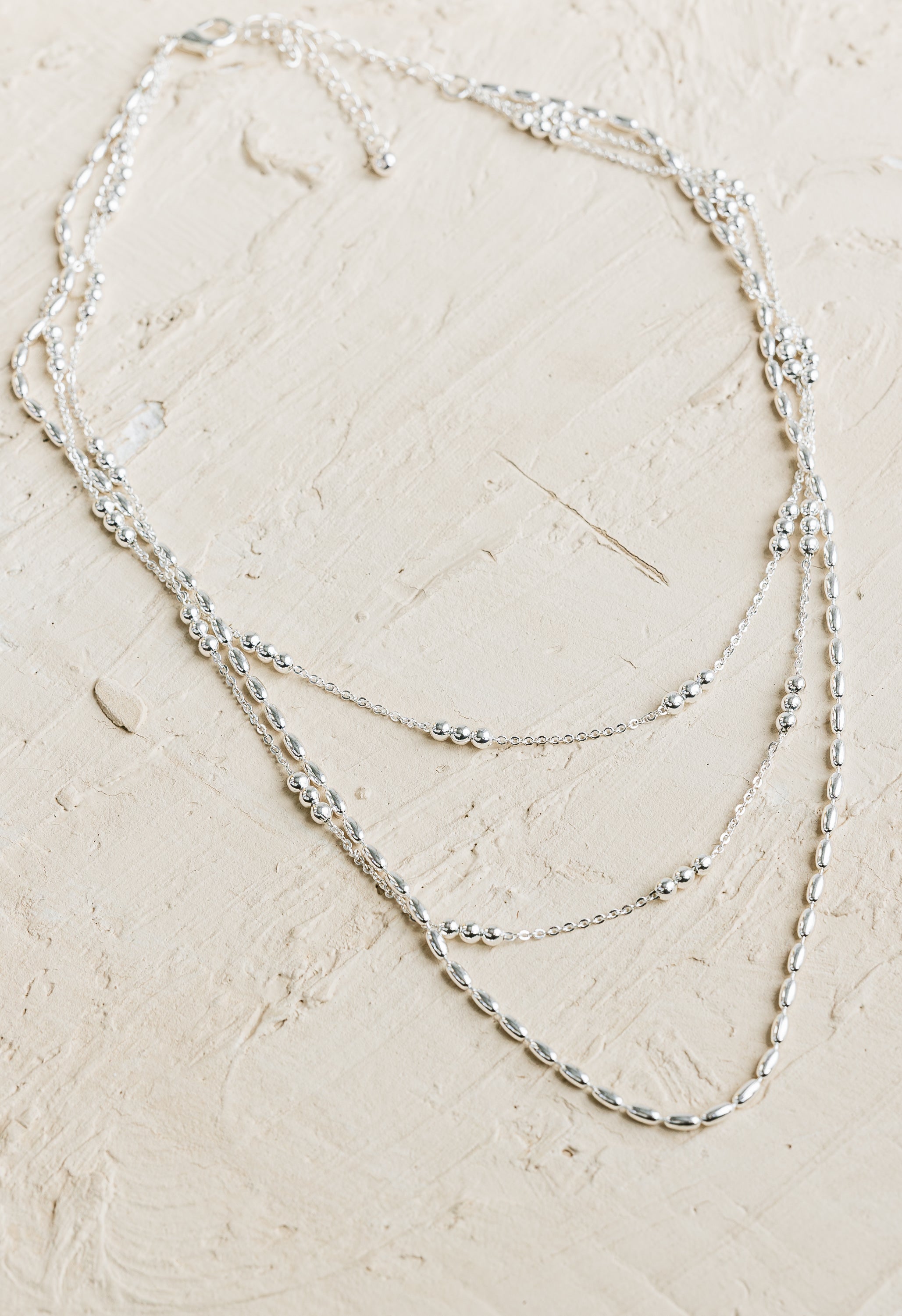 Aria Necklace - SILVER - willows clothing NECKLACES