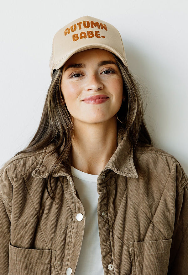 Autumn Babe Hat - BEIGE - willows clothing HAT