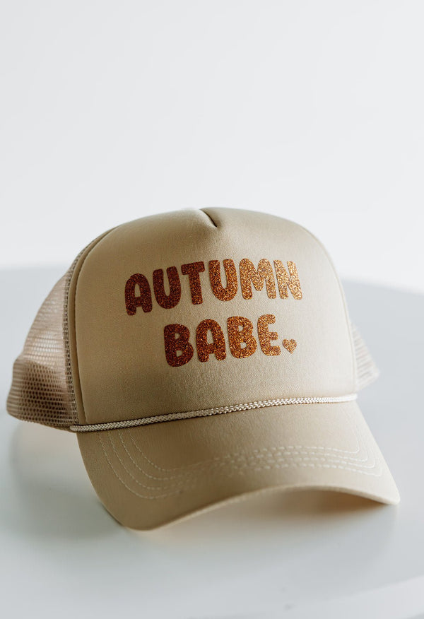 Autumn Babe Hat - BEIGE - willows clothing HAT