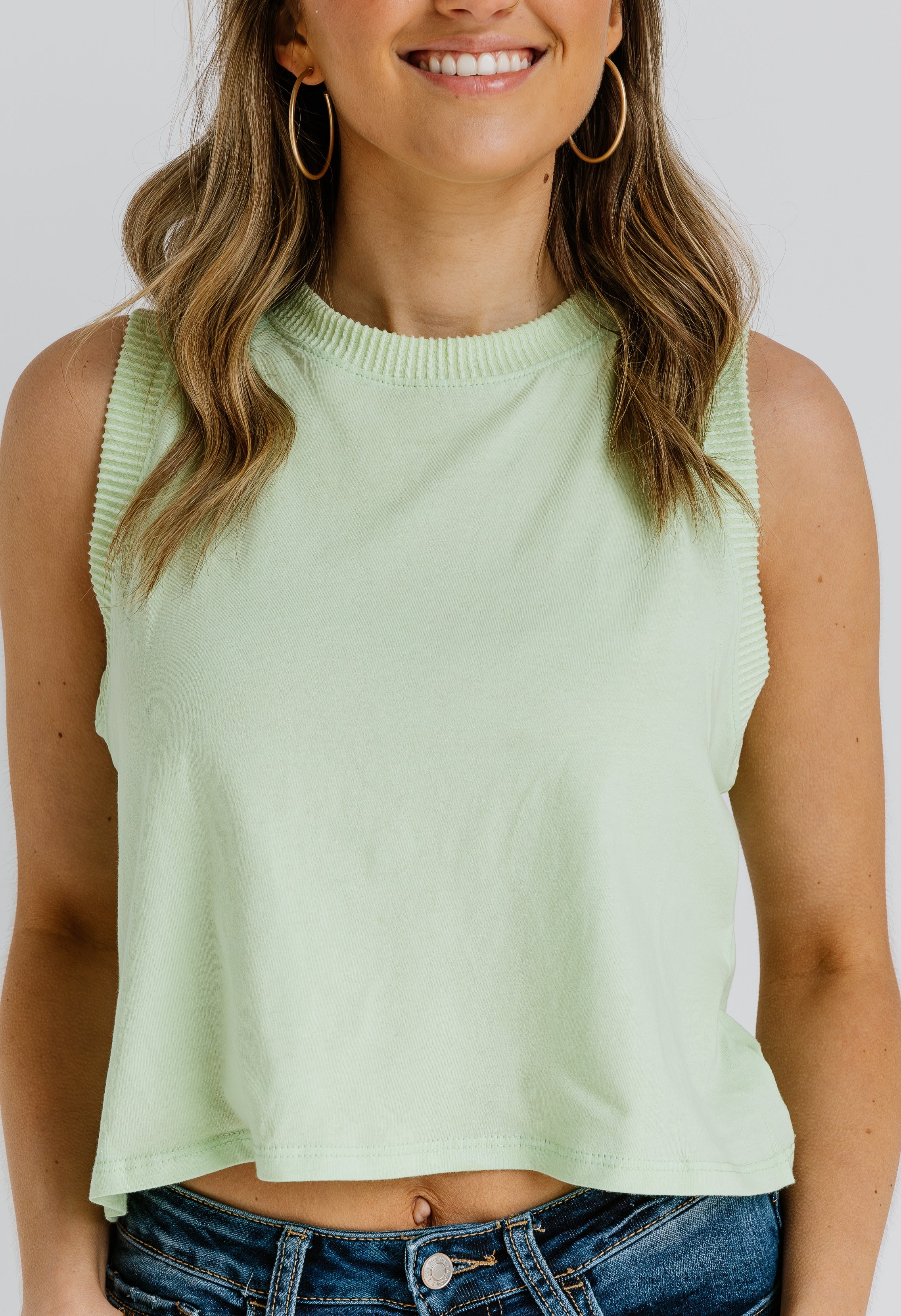 Beth Tank - CLOVER - willows clothing TANK