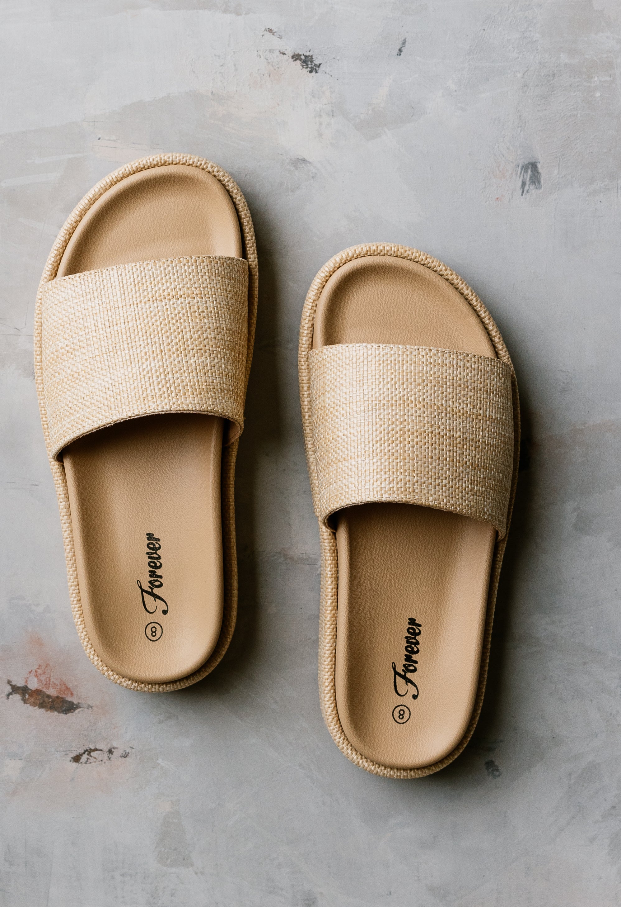 Carpe Diem Raffia Sandals - TAN - willows clothing Sandals