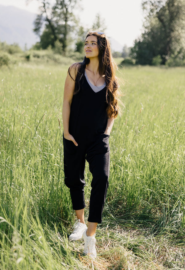 Catherine Jumpsuit - BLACK - willows clothing Jumpsuit