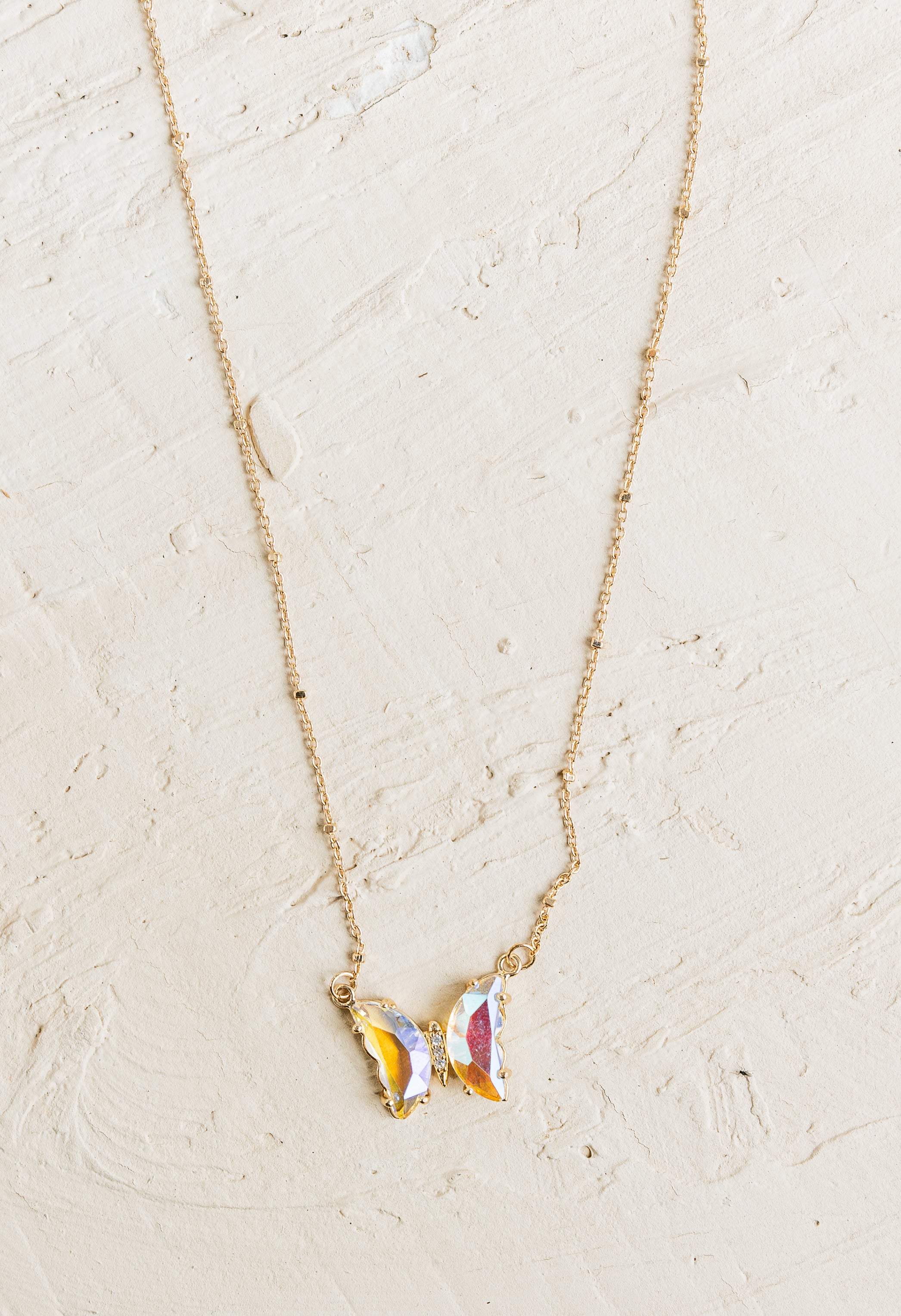Chrysalis Necklace - GOLD - willows clothing NECKLACES