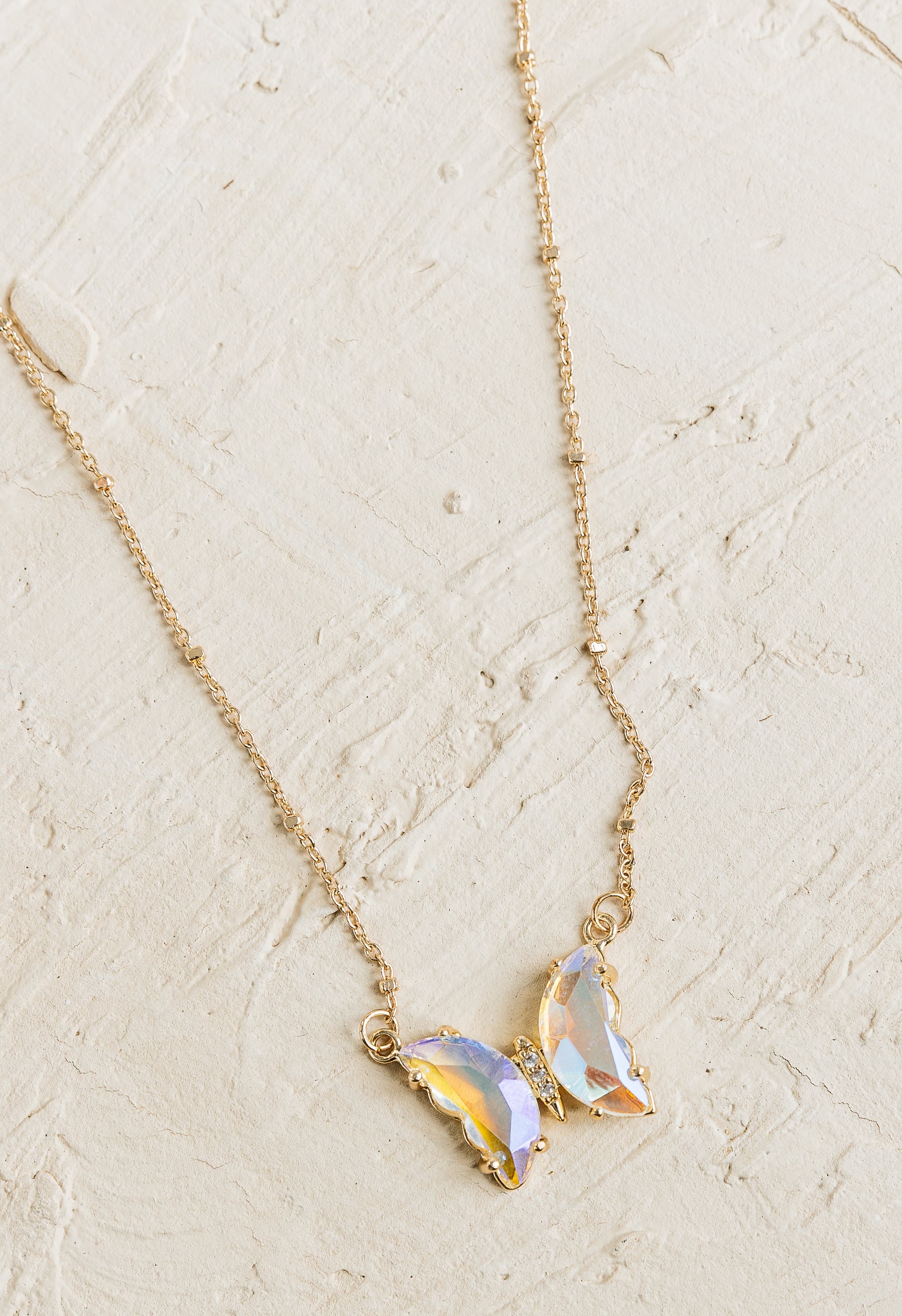 Chrysalis Necklace - GOLD - willows clothing NECKLACES