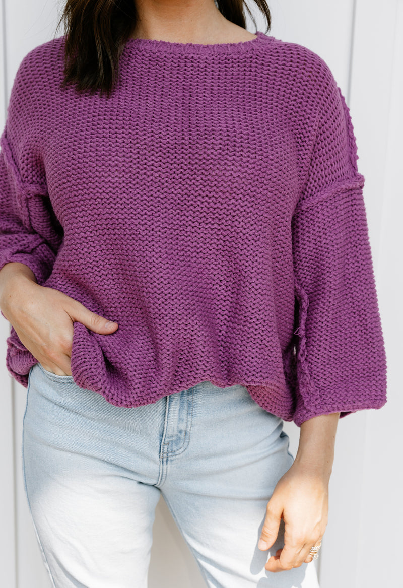 Cloud Sweater - ORCHID - willows clothing SWEATER