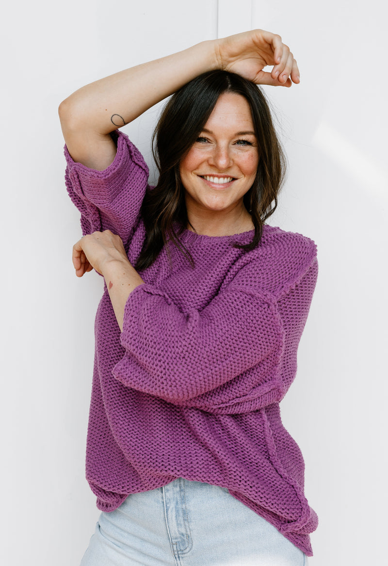 Cloud Sweater - ORCHID - willows clothing SWEATER