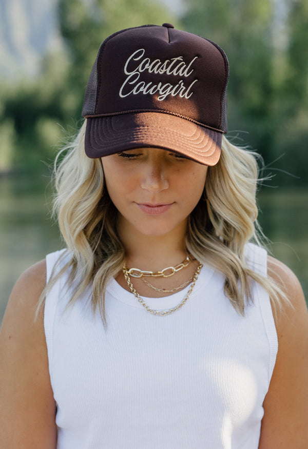 Coastal Cowgirl Hat - BROWN - willows clothing HAT