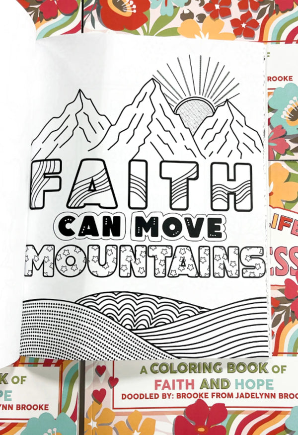 Coloring A Life Of Faithfulness Coloring Book - willows clothing Books
