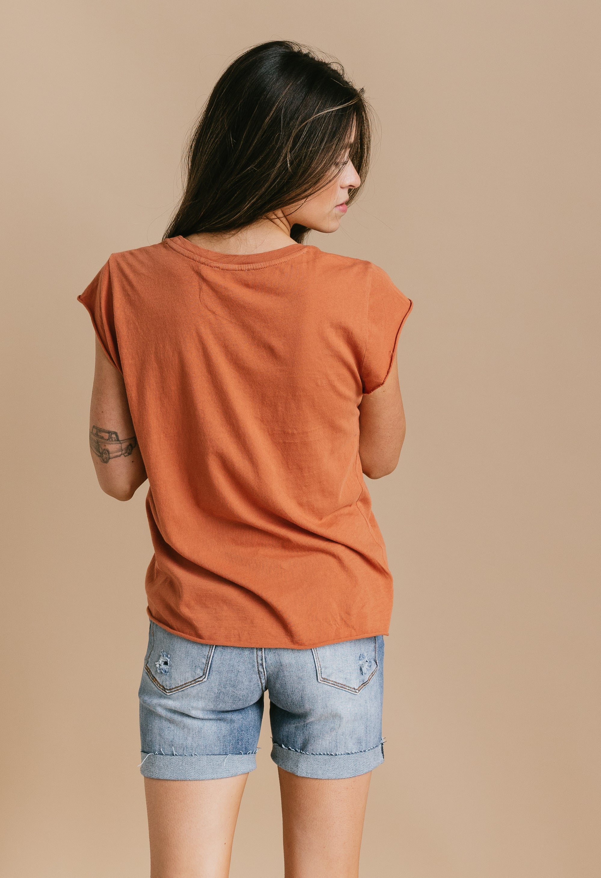 Dayton Tee - BAKED CLAY - willows clothing S/S Shirt