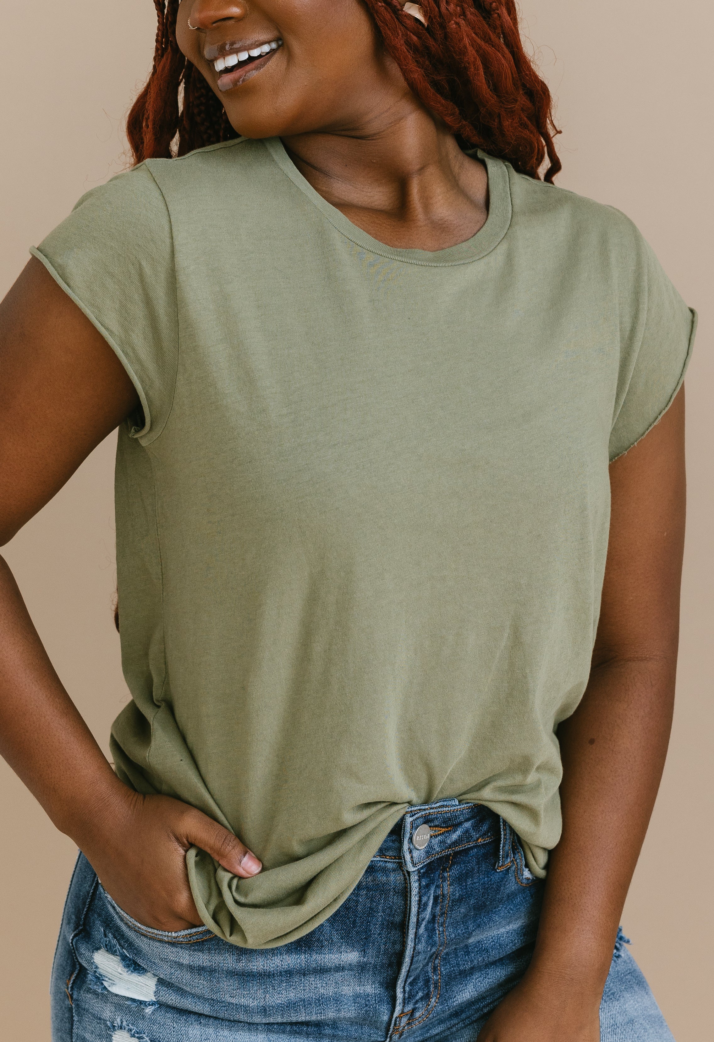 Dayton Tee - MOSS - willows clothing S/S Shirt