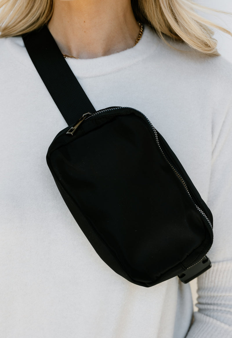 Declan Fanny Pack - BLACK - willows clothing FANNY PACK